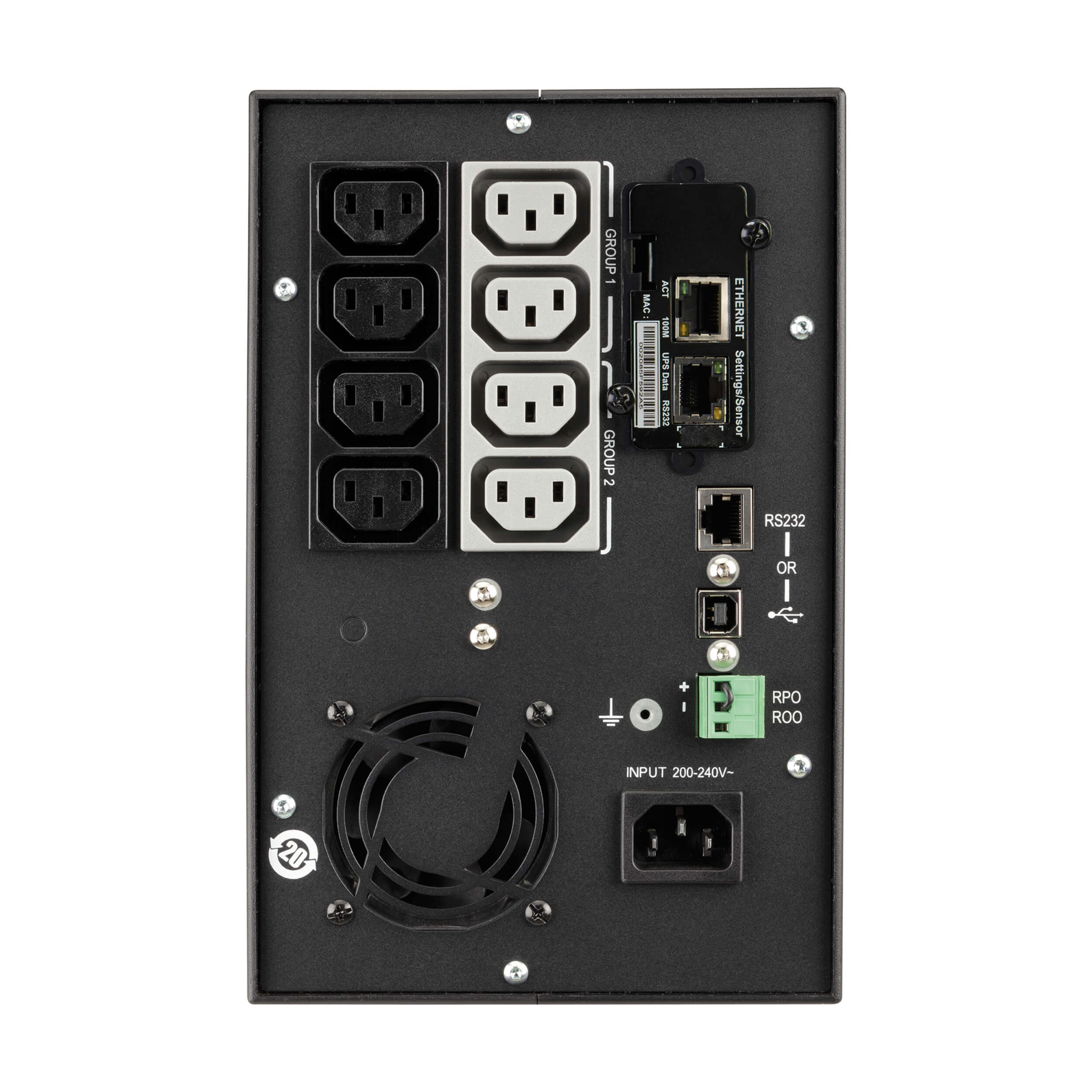 Eaton 5P 1100W LineInteractive UPS, 230V, True Sine Wave, 8x C13