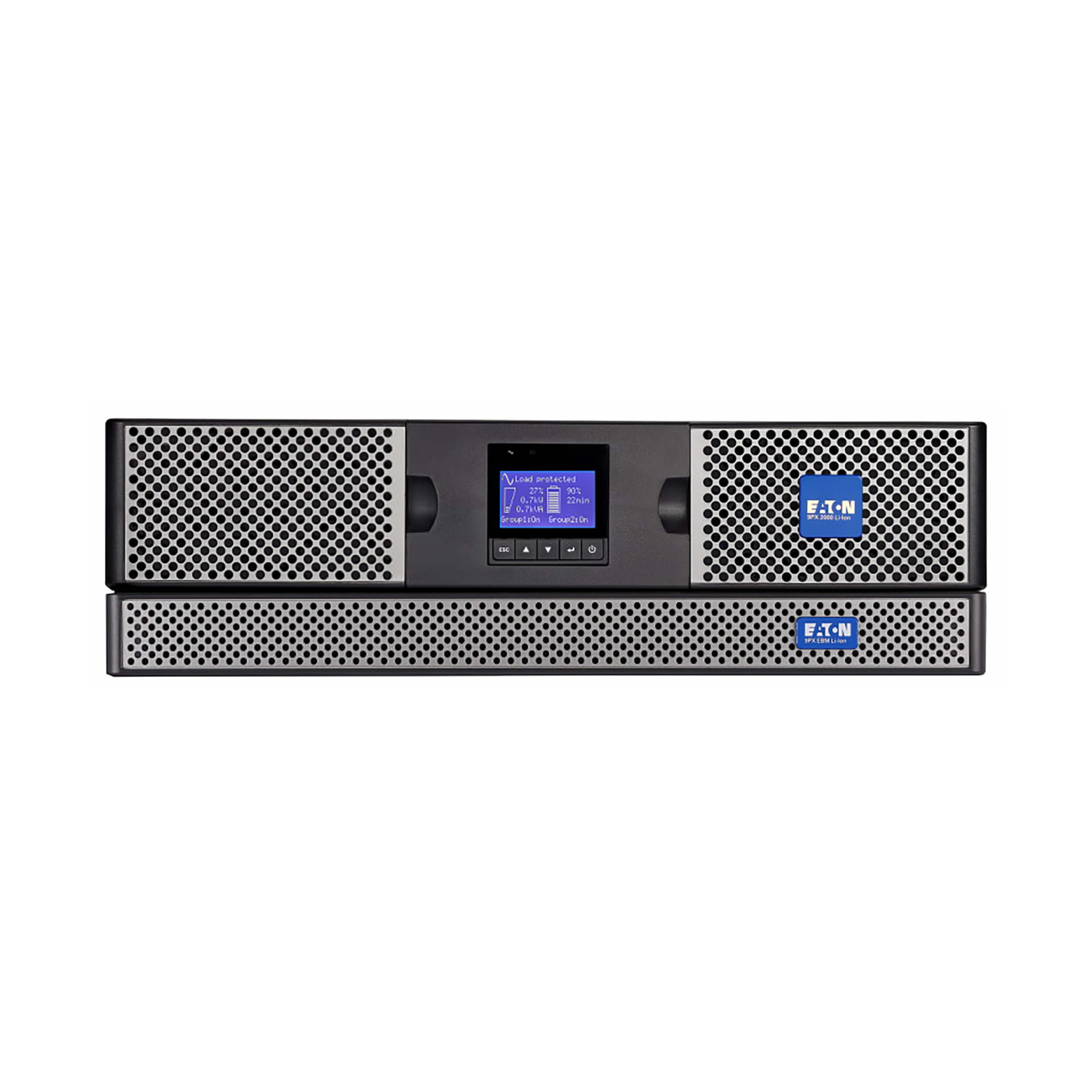 Eaton 9PX Double-Conversion UPS, Lithium, 1800W, 120V, Networked, 2U ...