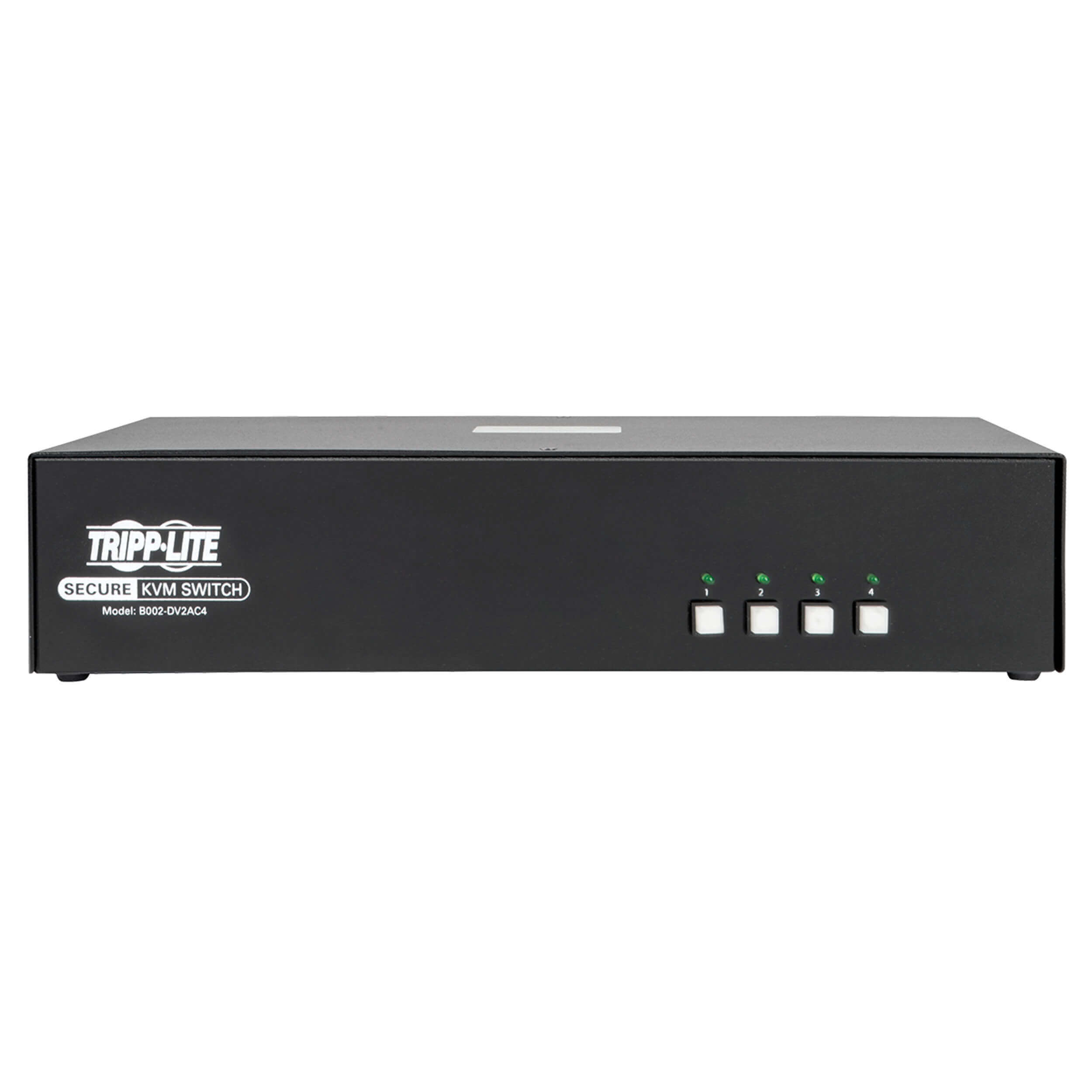Secure NIAP KVM Switch, Dual Monitor, DVI, 4Port, Audio, CAC Eaton