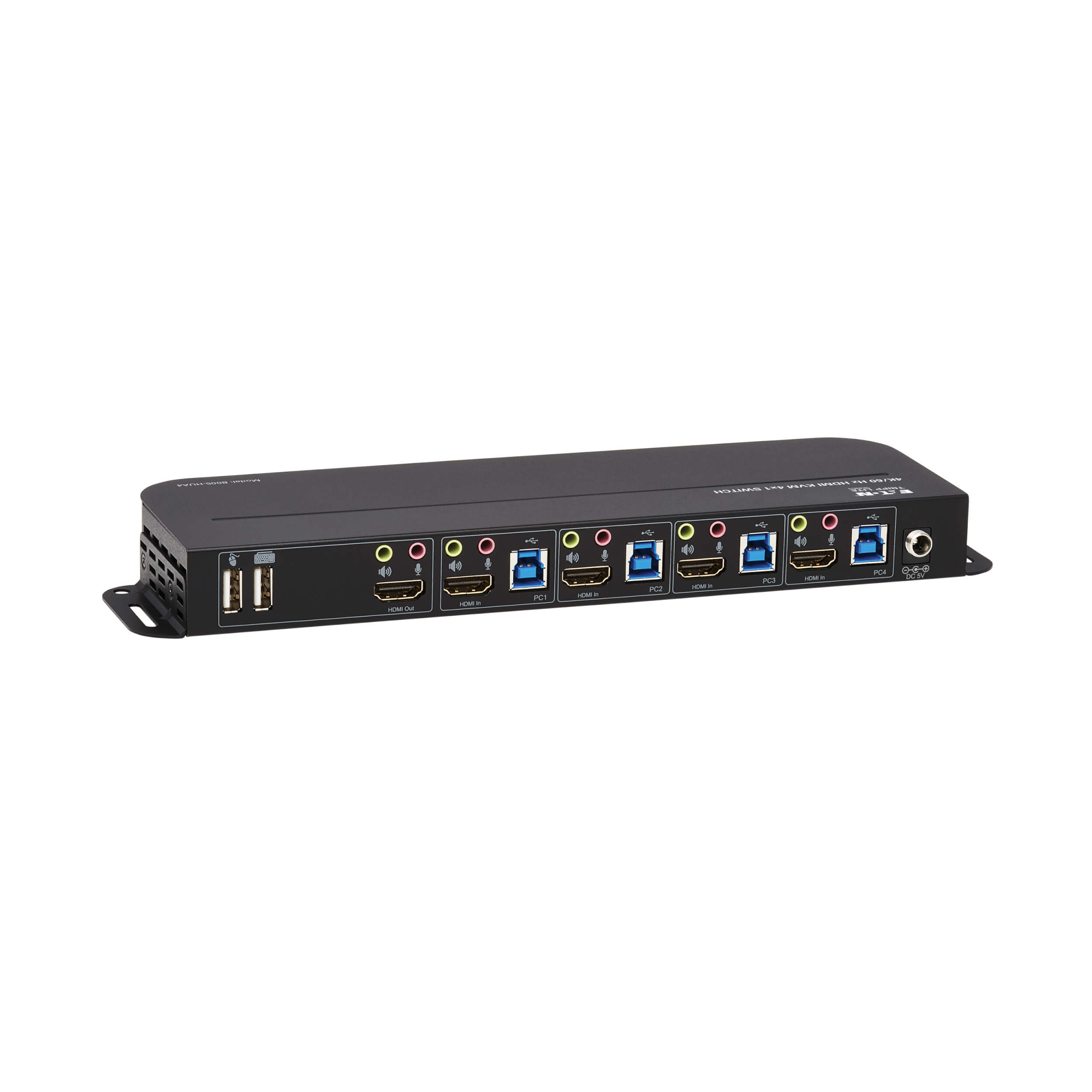 4Port HDMI USB KVM Switch 4K 60 Hz, HDR Eaton