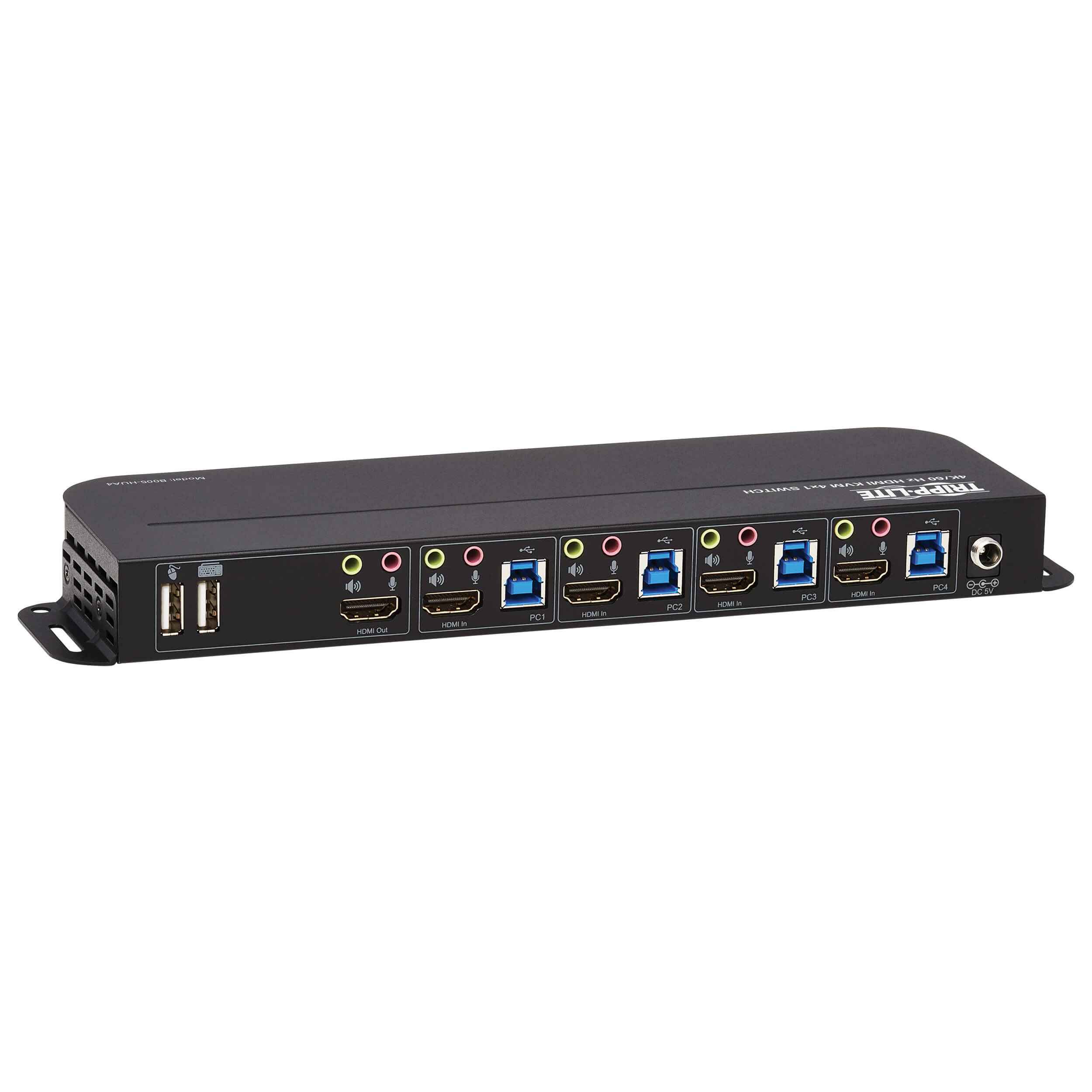 4Port HDMI USB KVM Switch 4K 60 Hz, HDR Eaton