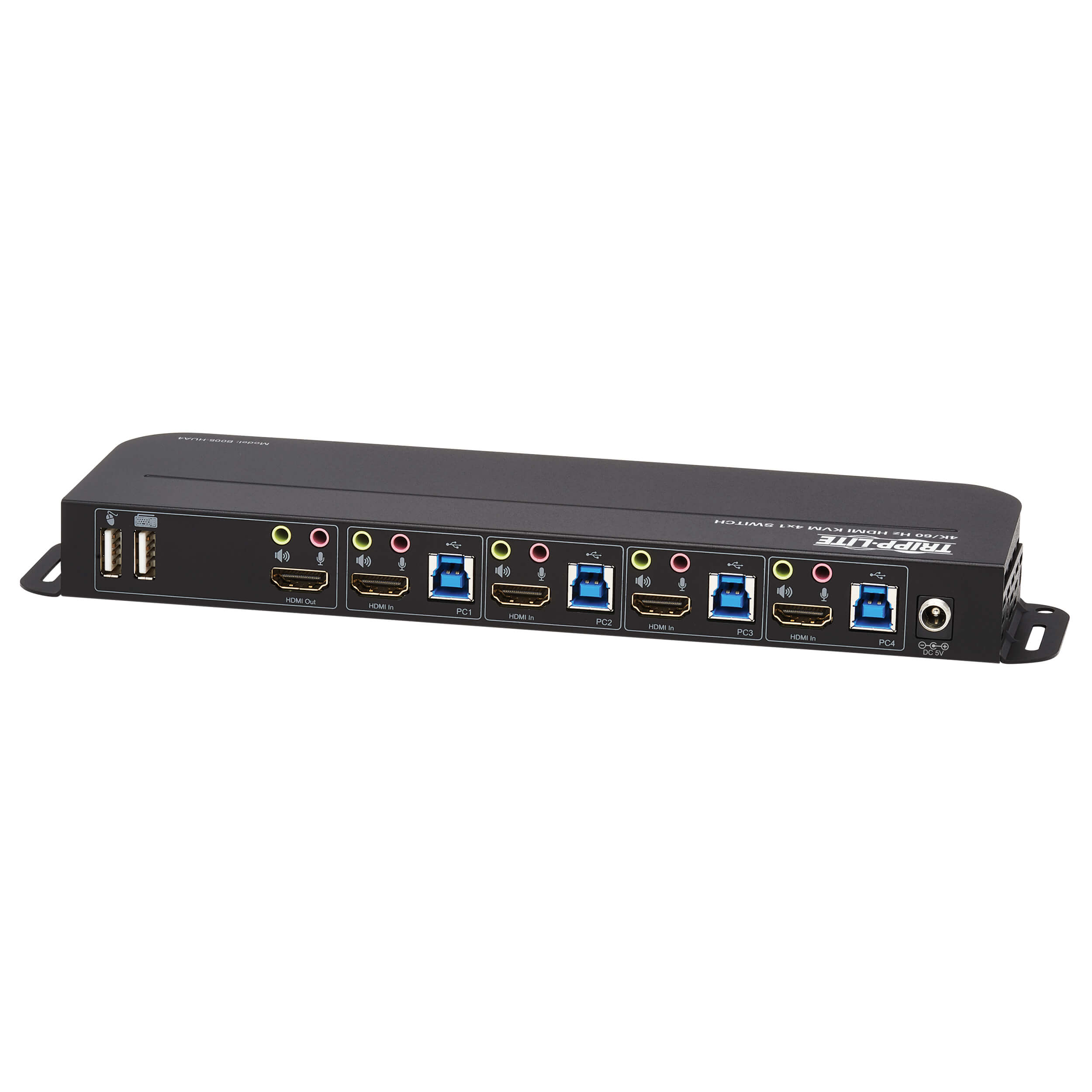 4Port HDMI USB KVM Switch 4K 60 Hz, HDR Eaton