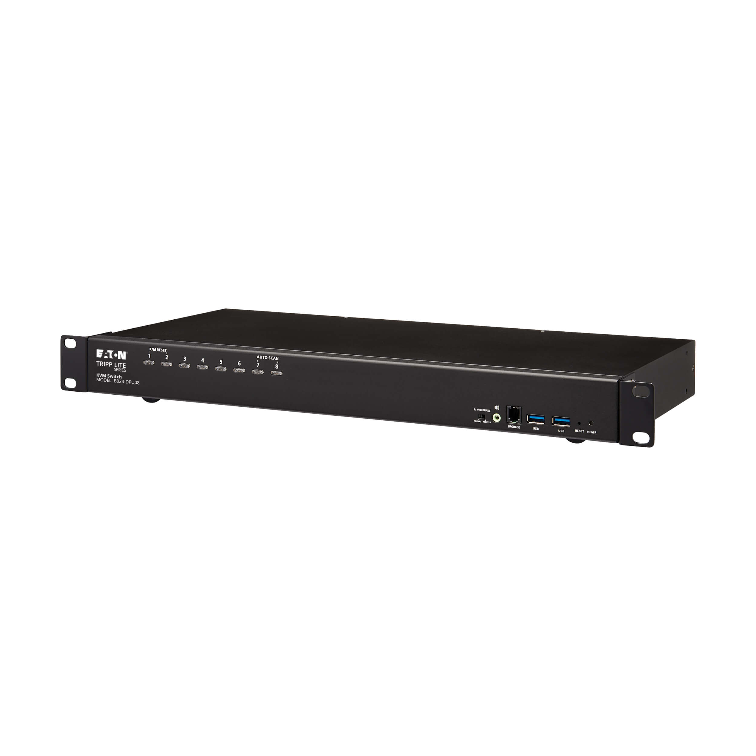 8-Port Rack Mount DP/USB KVM Switch, 1U | Eaton