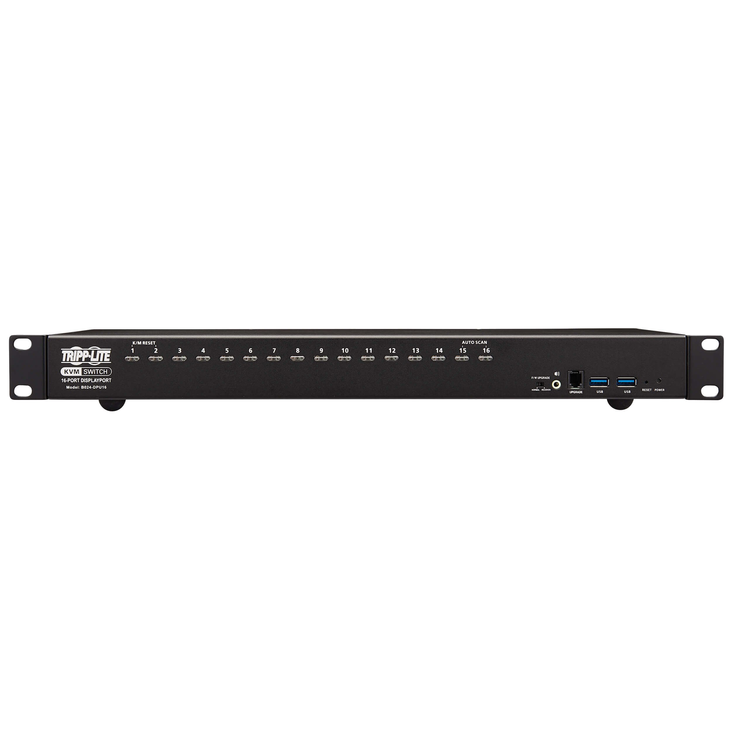 16-Port Rack Mount DP/USB KVM Switch, 1U | Eaton