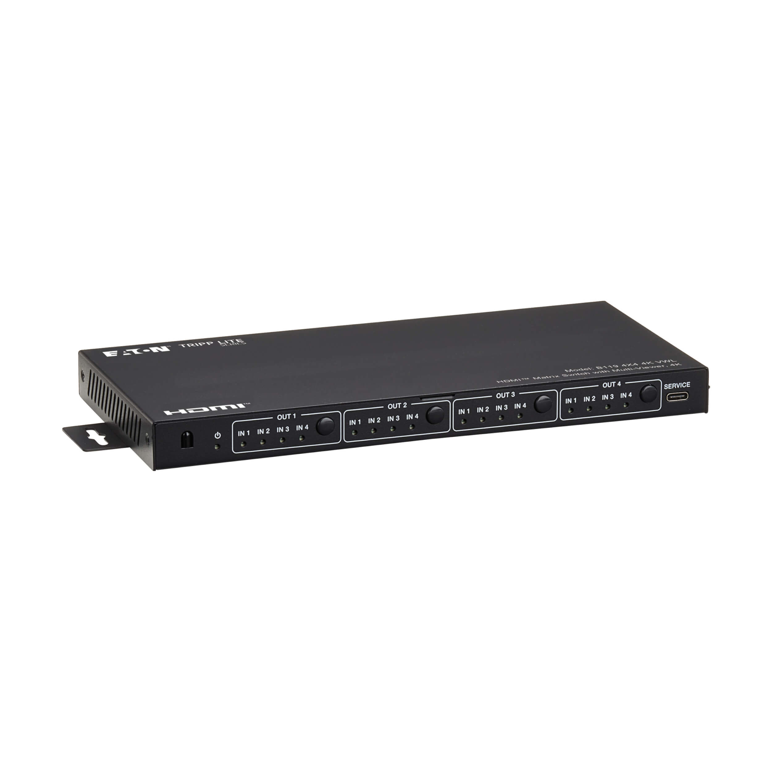 Hz Rig Controllers Video Wall Controller, 4 HDMI Input, 4 HDMI Output, 4K 30 Hz | Eaton