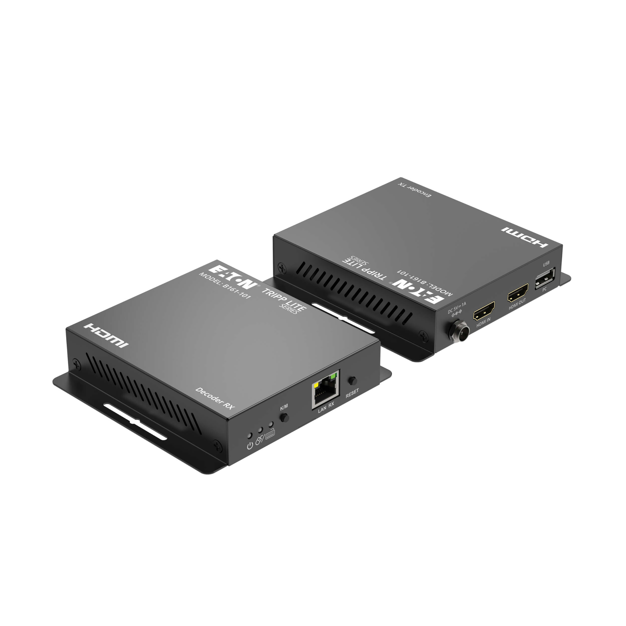 HDMI over IP Decoder with KVM, 4K, Cat6 Receiver, 394ft | Eaton