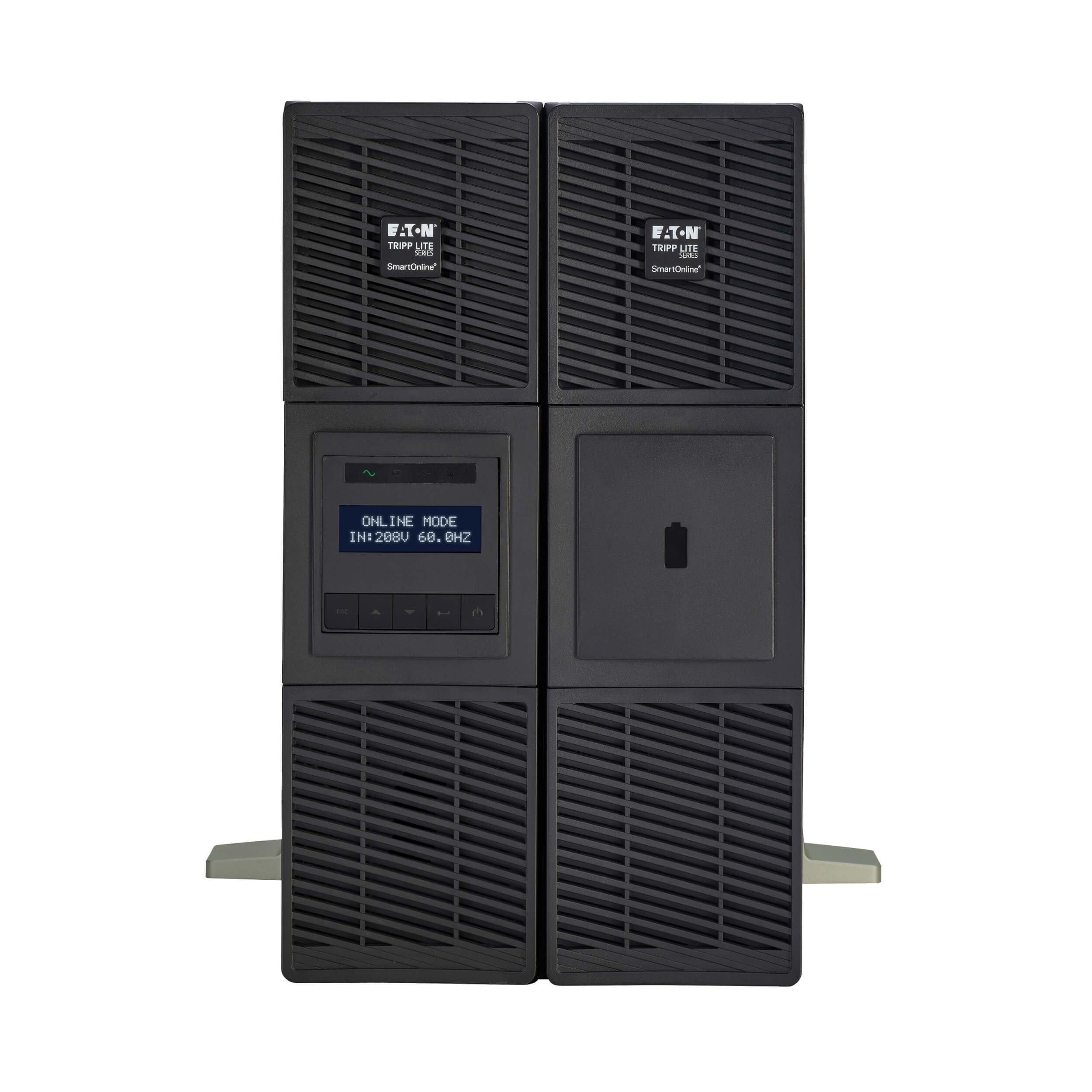 Eaton Tripp Lite Series SMART2200RM2UN 2000VA Rack Mount UPS Battery Backup, Pure Sine Wave, 1950W, Pre-Installed Network Card, 7 Outlets, 120V, AVR, Uninterruptible Power Supply