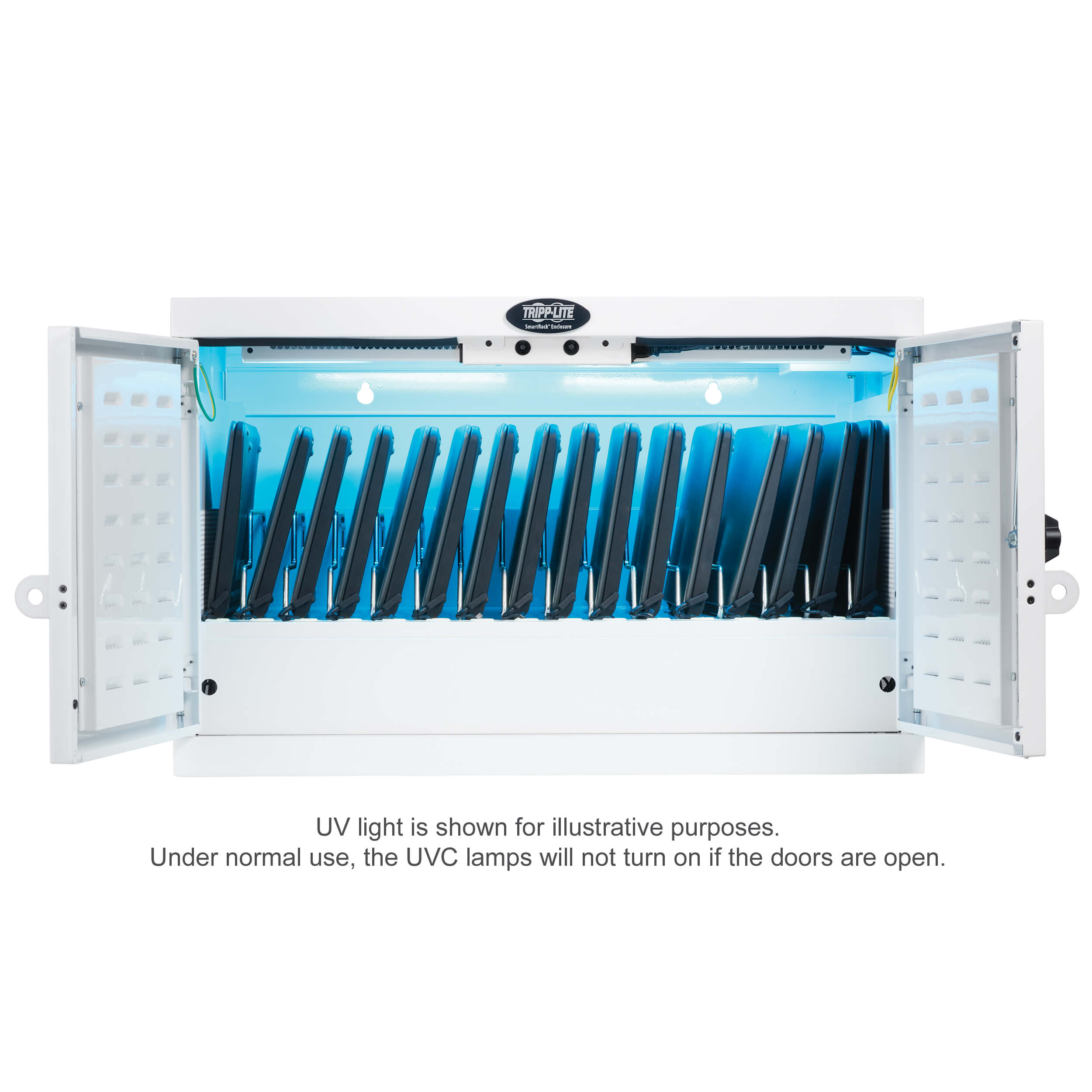 MultiDevice UV Charging Station, 16 USB Ports, Hospital Grade