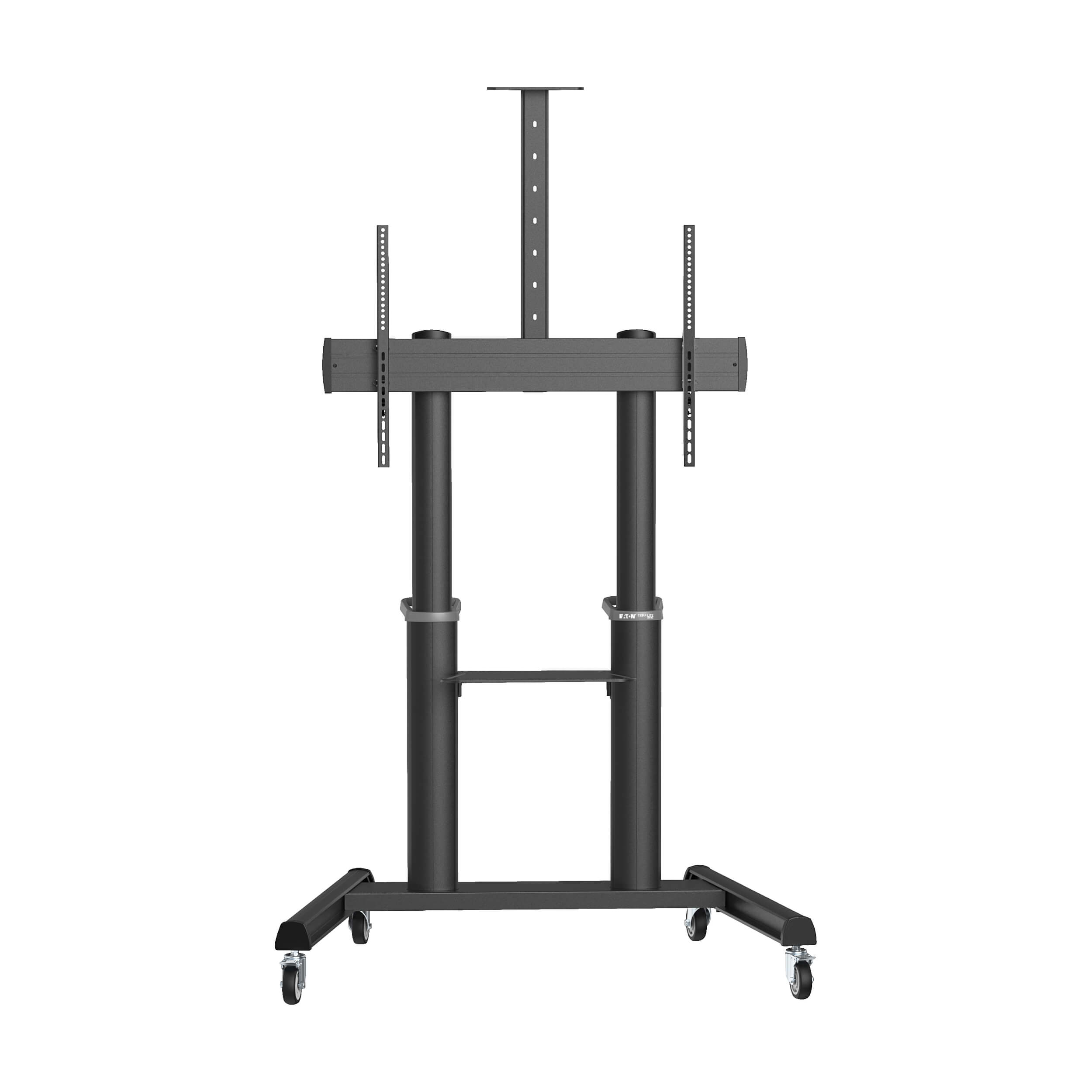 Rolling TV Monitor Cart 37-in to 120-in with Antimicrobial protection ...