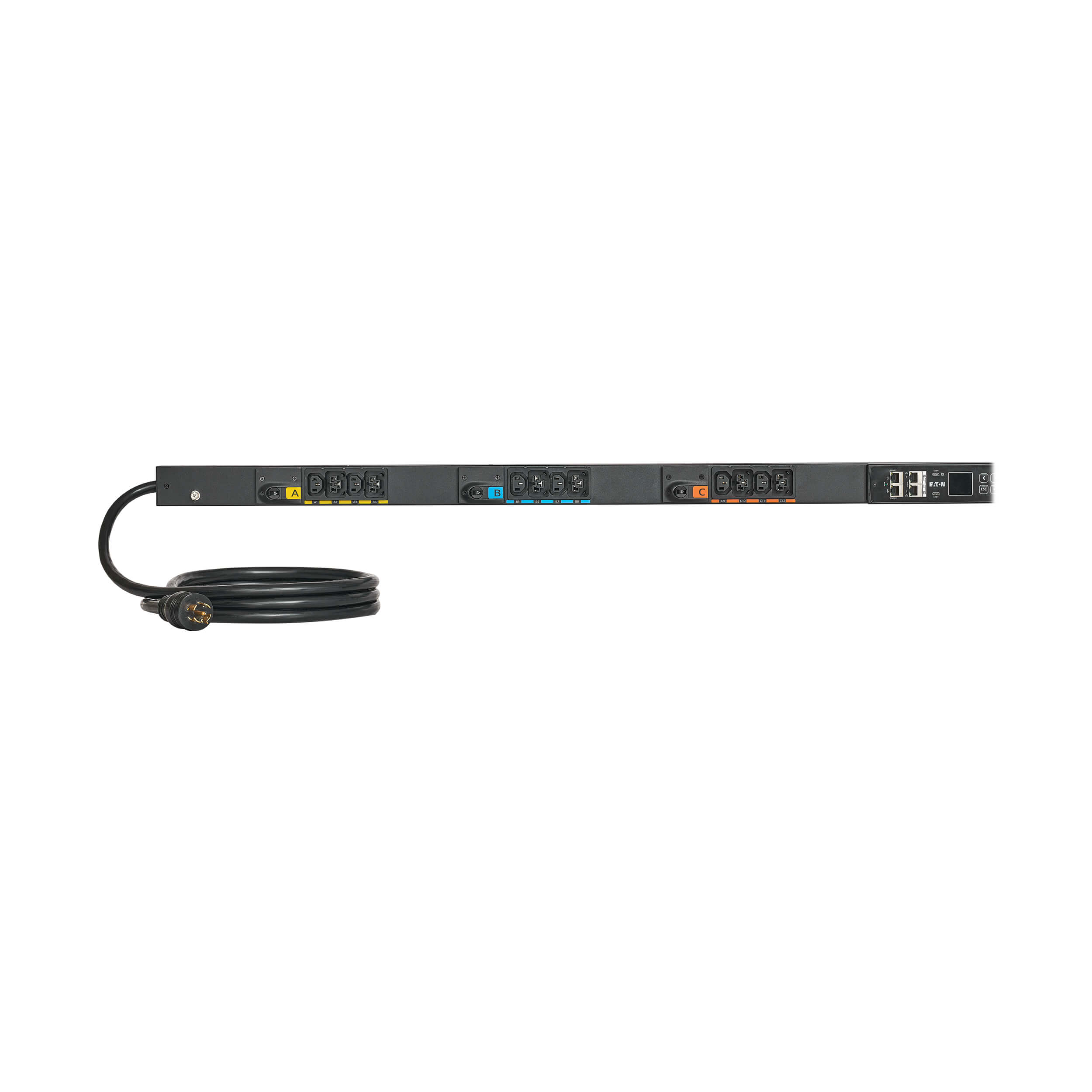 3-Phase Managed Rack PDU, 120V 208V, 24 Outlets, 20A, 5800W, 0U | Eaton
