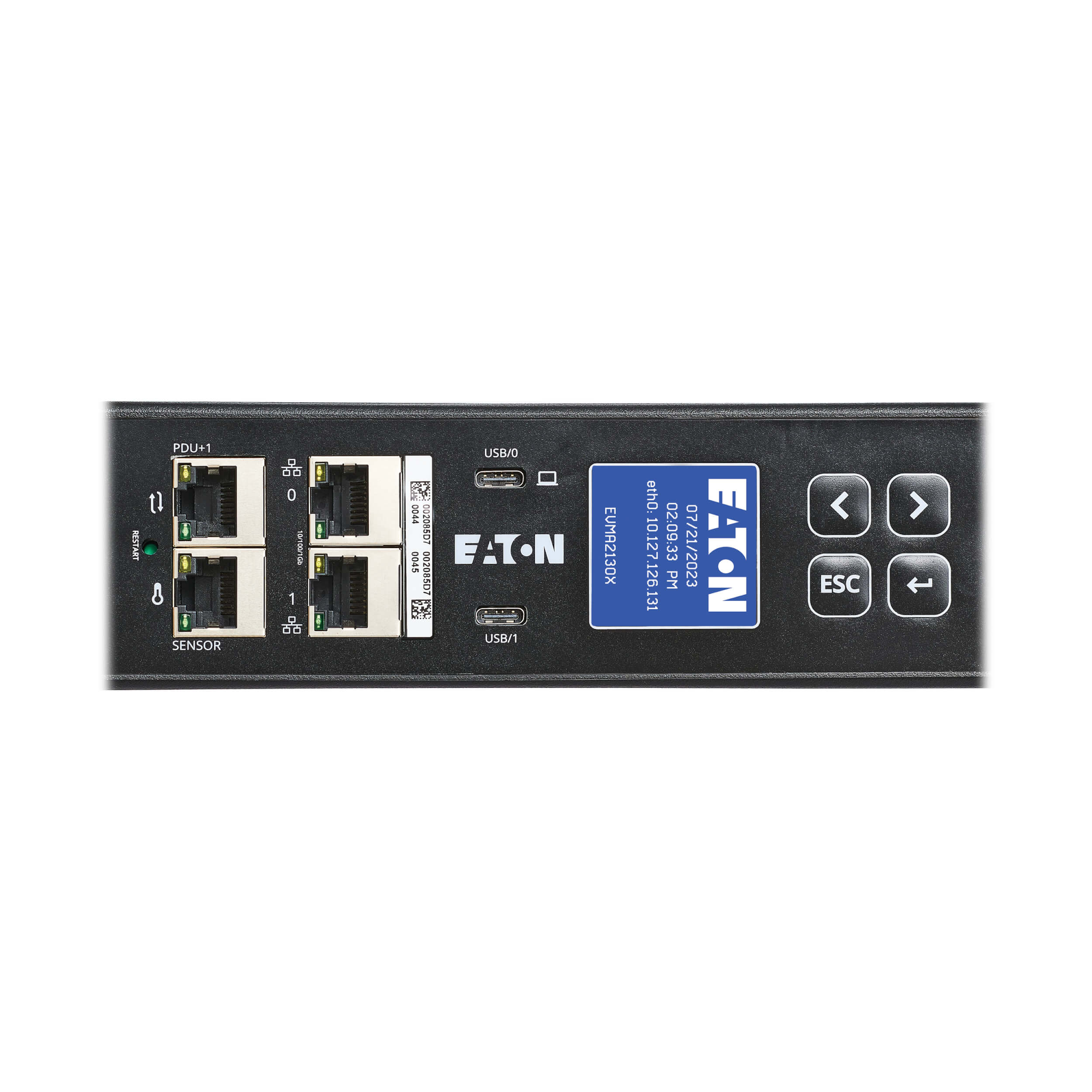 3-Phase Managed Rack PDU, 120V 208V, 42 Outlets, 24A, 8600W, 0U | Eaton