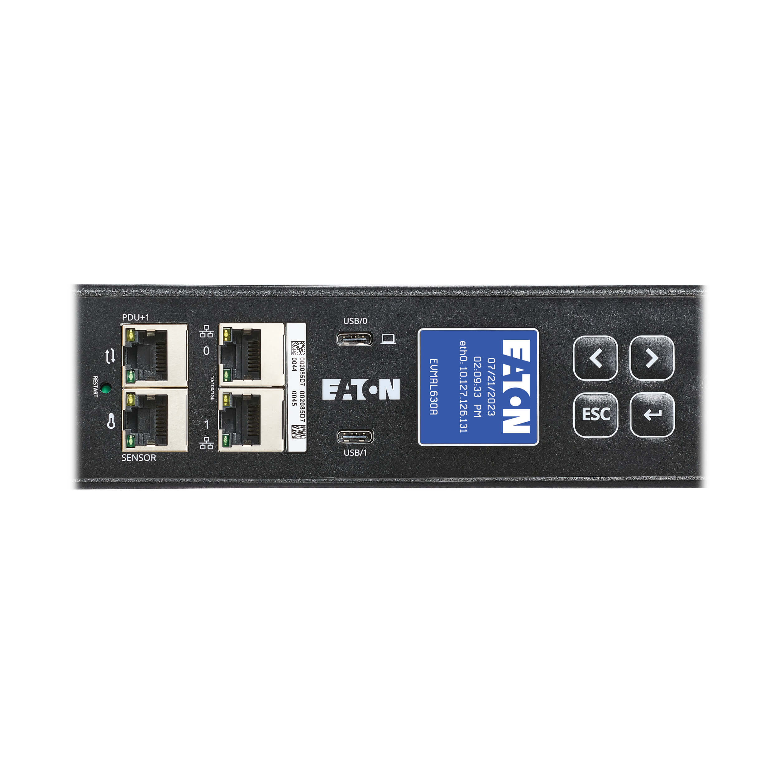 Single-Phase Managed Rack PDU, 208V, 24 Outlets, 32A, 5800W, 0U | Eaton