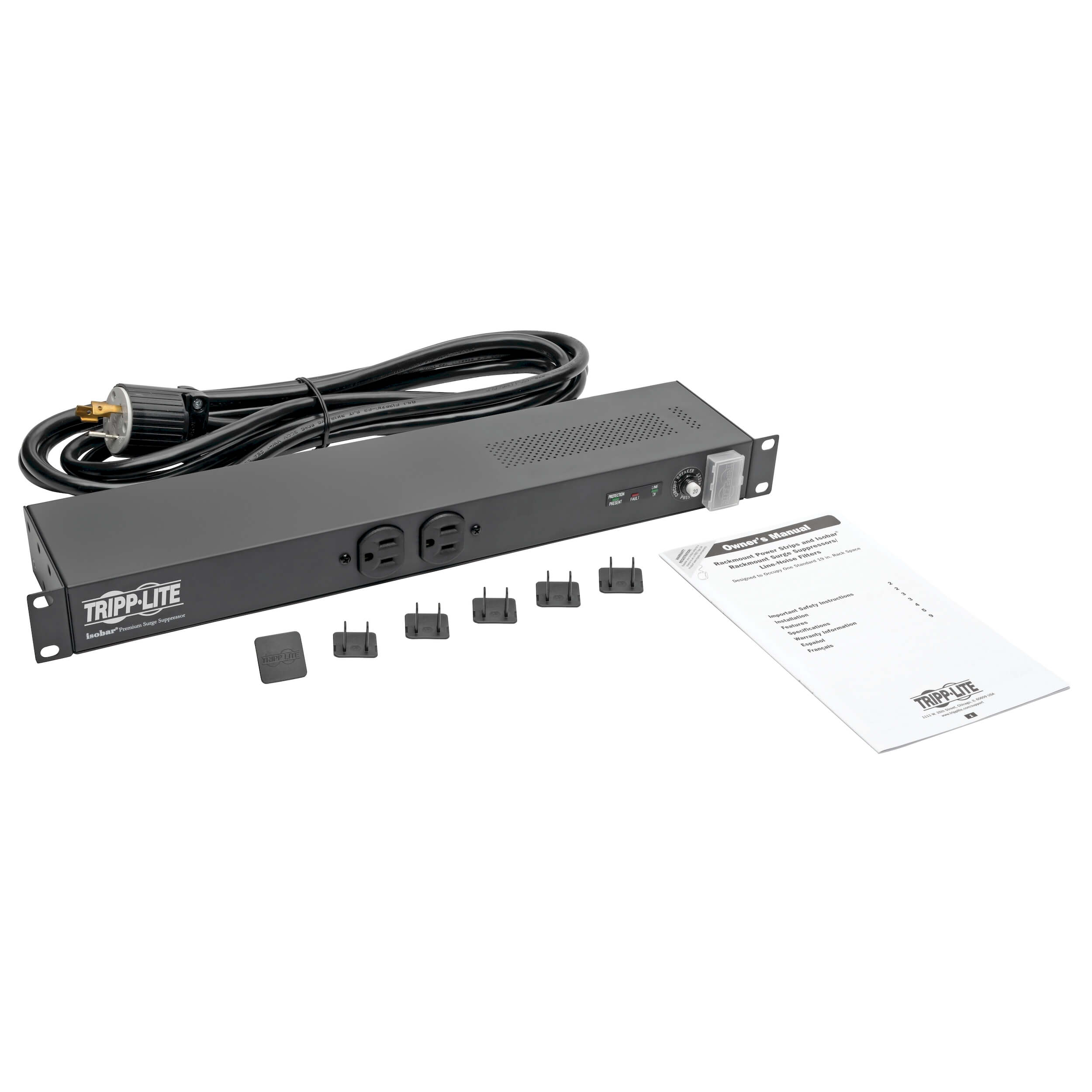 Isobar Surge Protector, 12 Outlet, 3840 Joules, L520P Plug Eaton