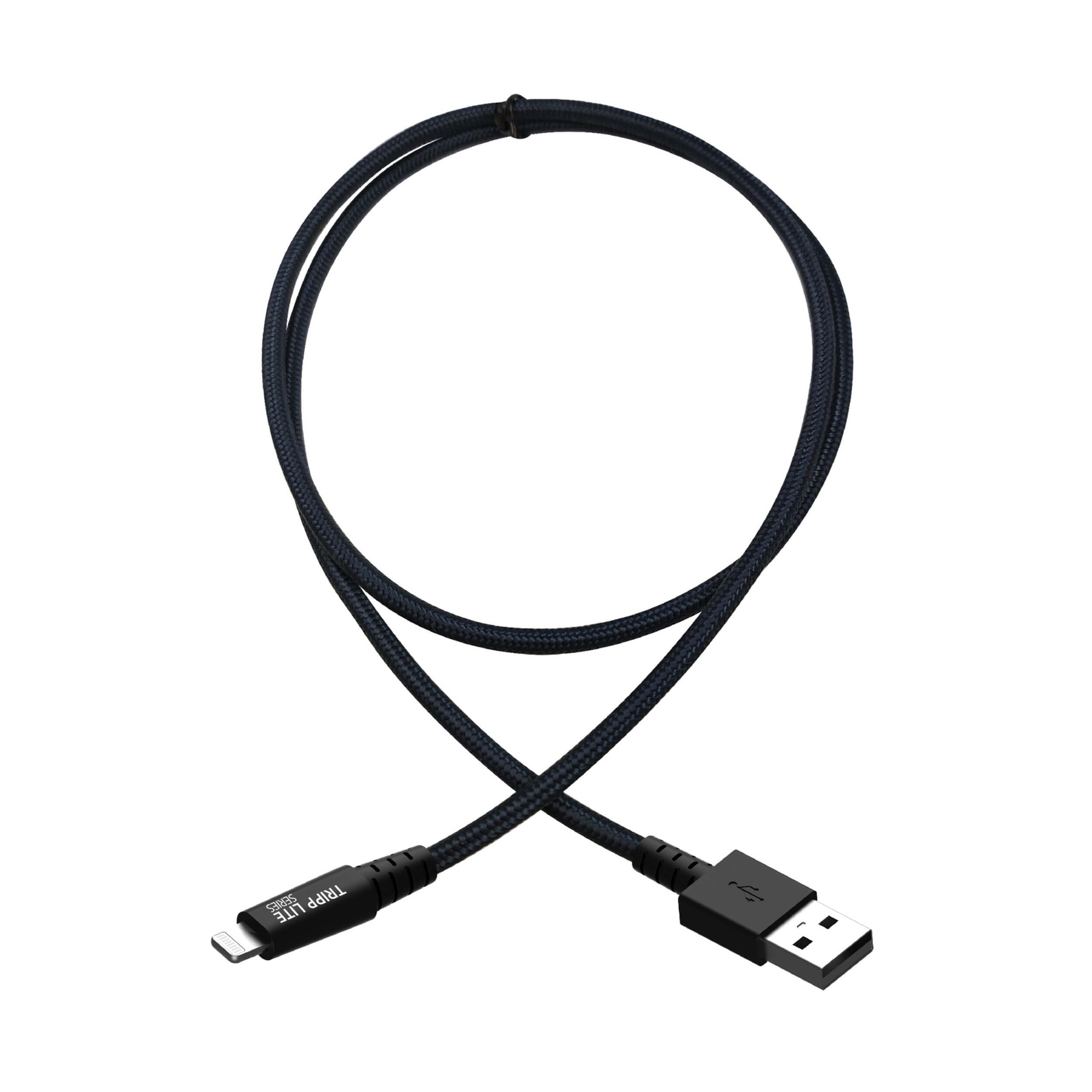 USBA to Lightning Charging Cable, HeavyDuty, 3ft Eaton