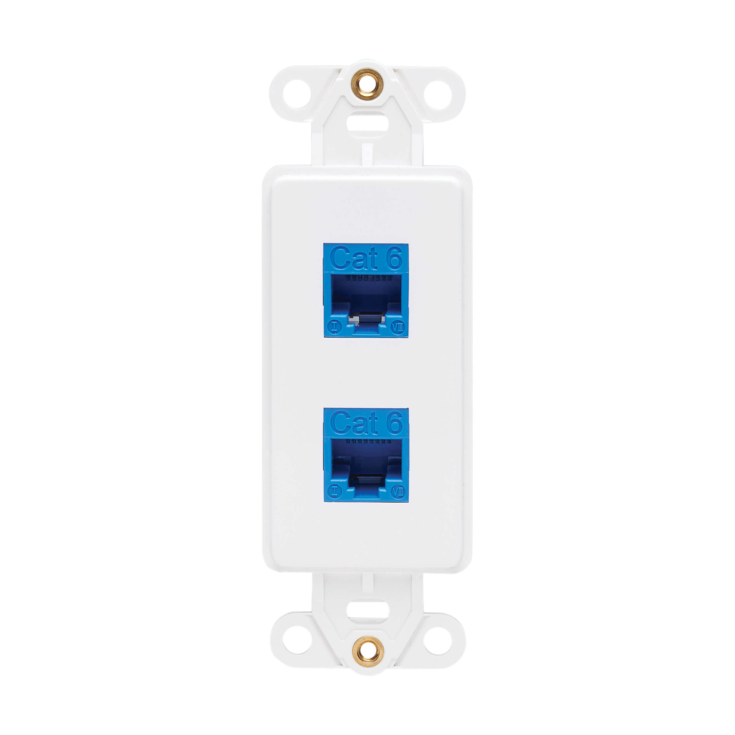 Insert for Decora Style Faceplate, 2 Port | Eaton
