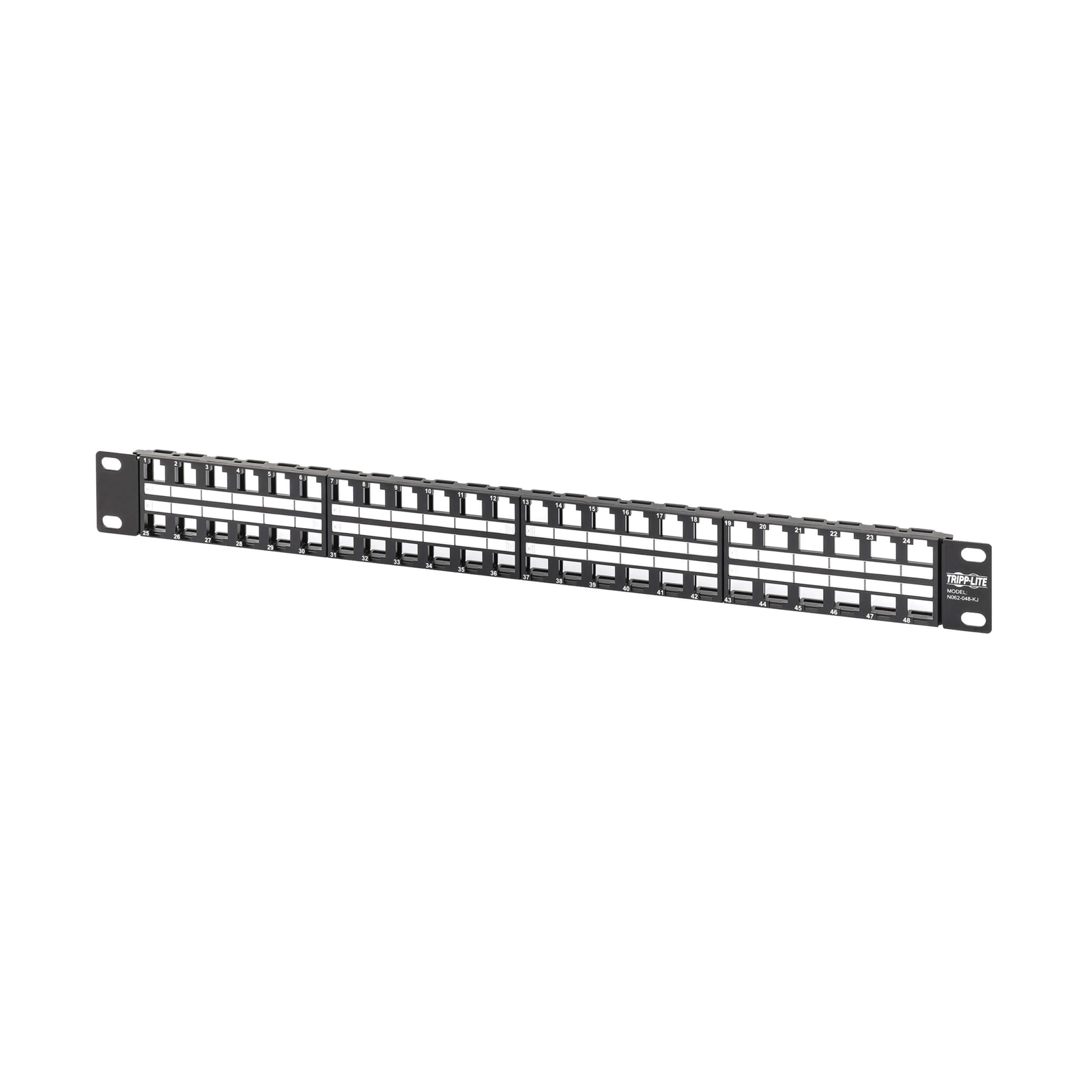 48 port patch panel 1u unshielded eaton