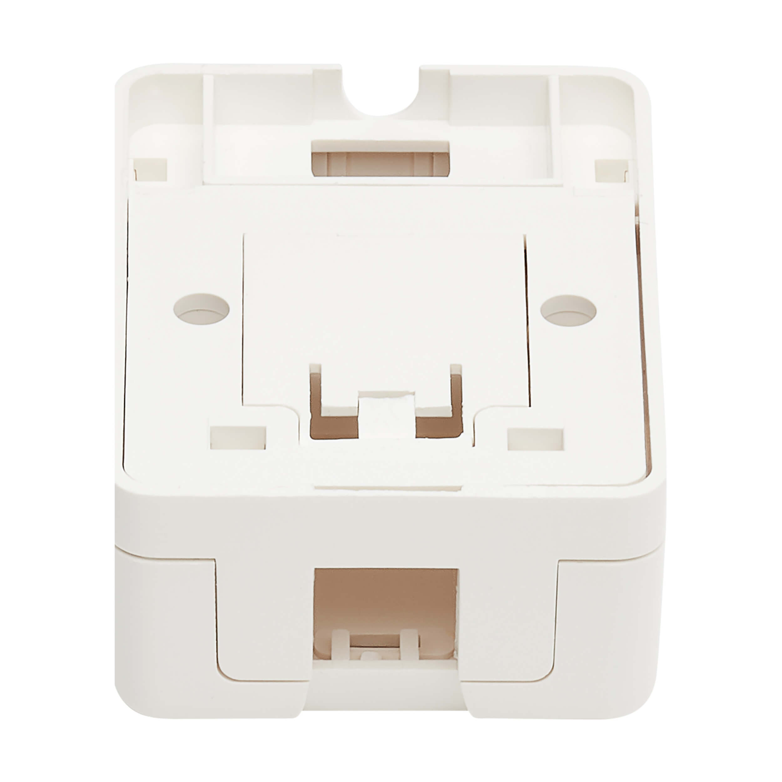 1-Port Surface-Mount Box for Keystone Jack, White | Eaton