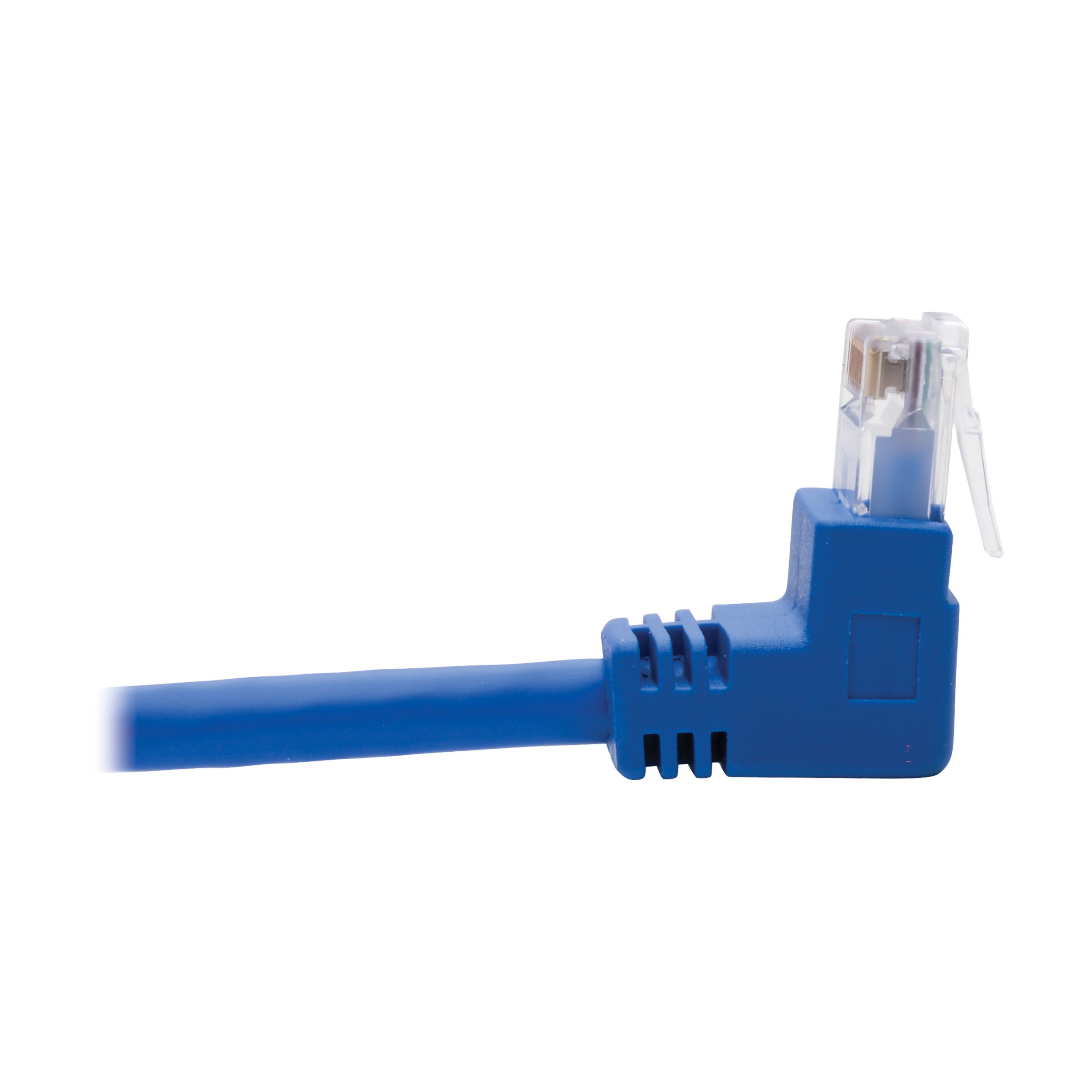 Cat6 Gigabit Cable RightAngle RJ45 M/M, Molded UTP, 4 ft
