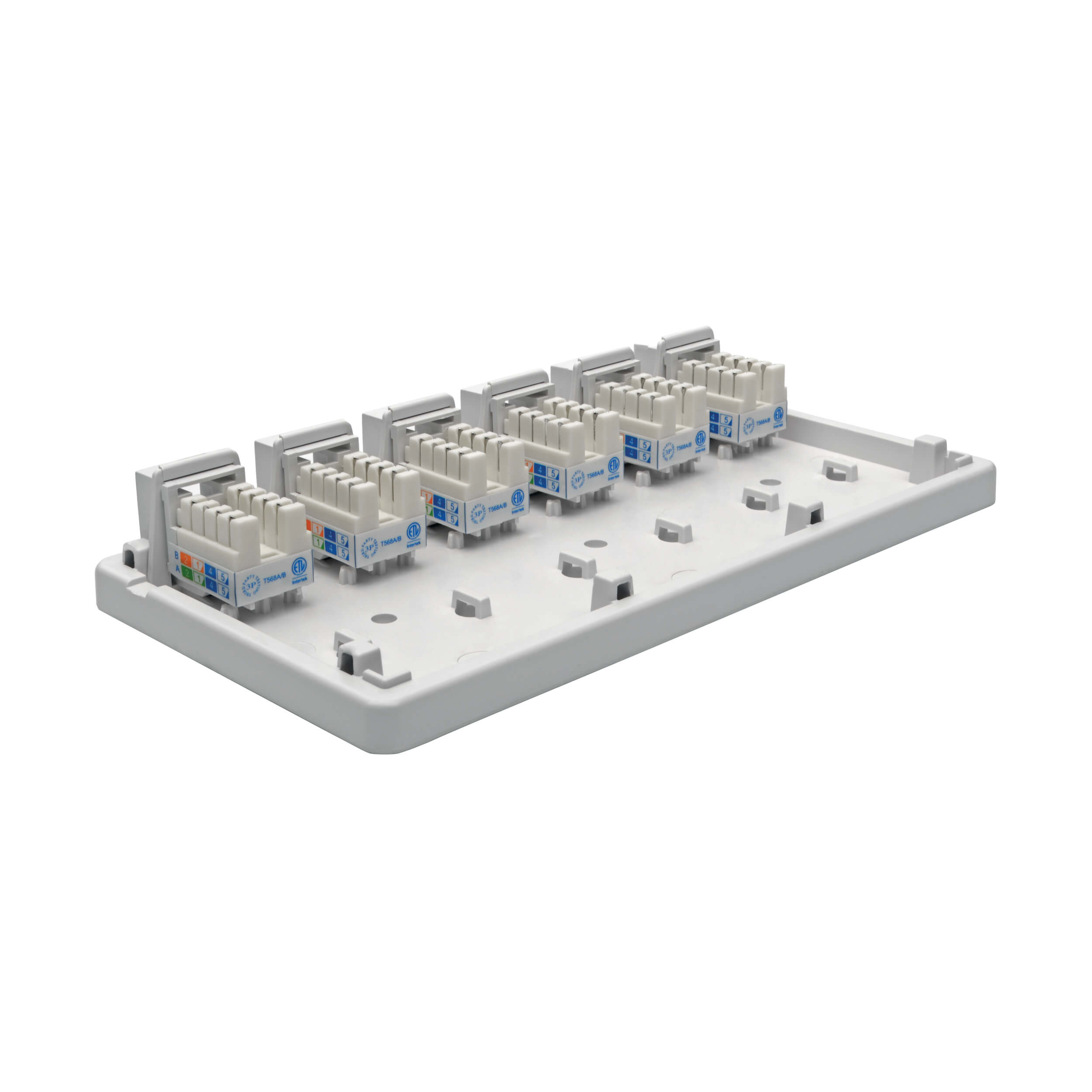 Pre-Configured Unshielded Cat6 6-Port Surface-Mount Box | Eaton