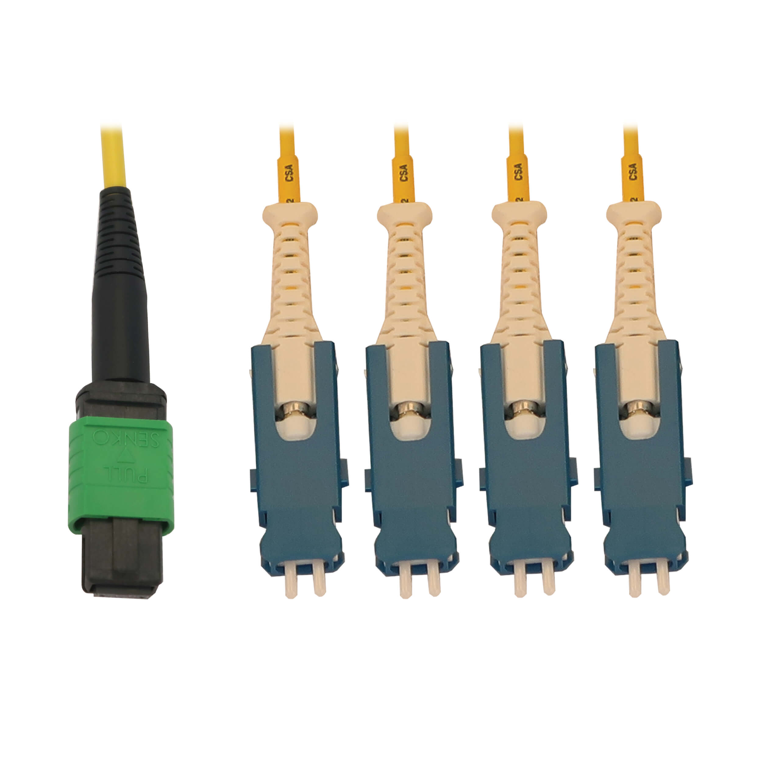 40/100/400G Fiber Patch Breakout Cable, MTP/MPO Female to 4x SN Male ...