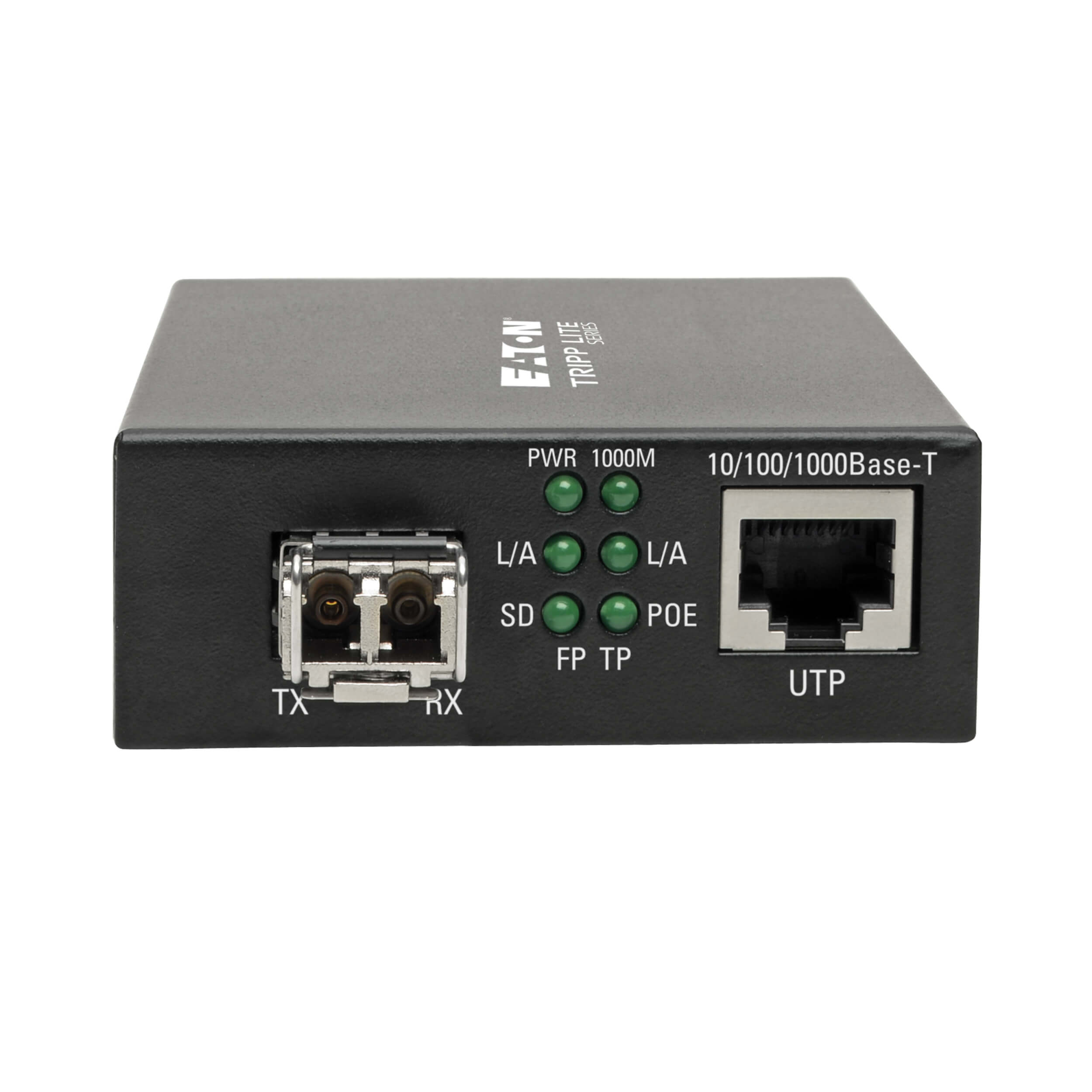 Gigabit Multimode Fiber to Ethernet Media Converter, POE+ 10/100/1000 ...