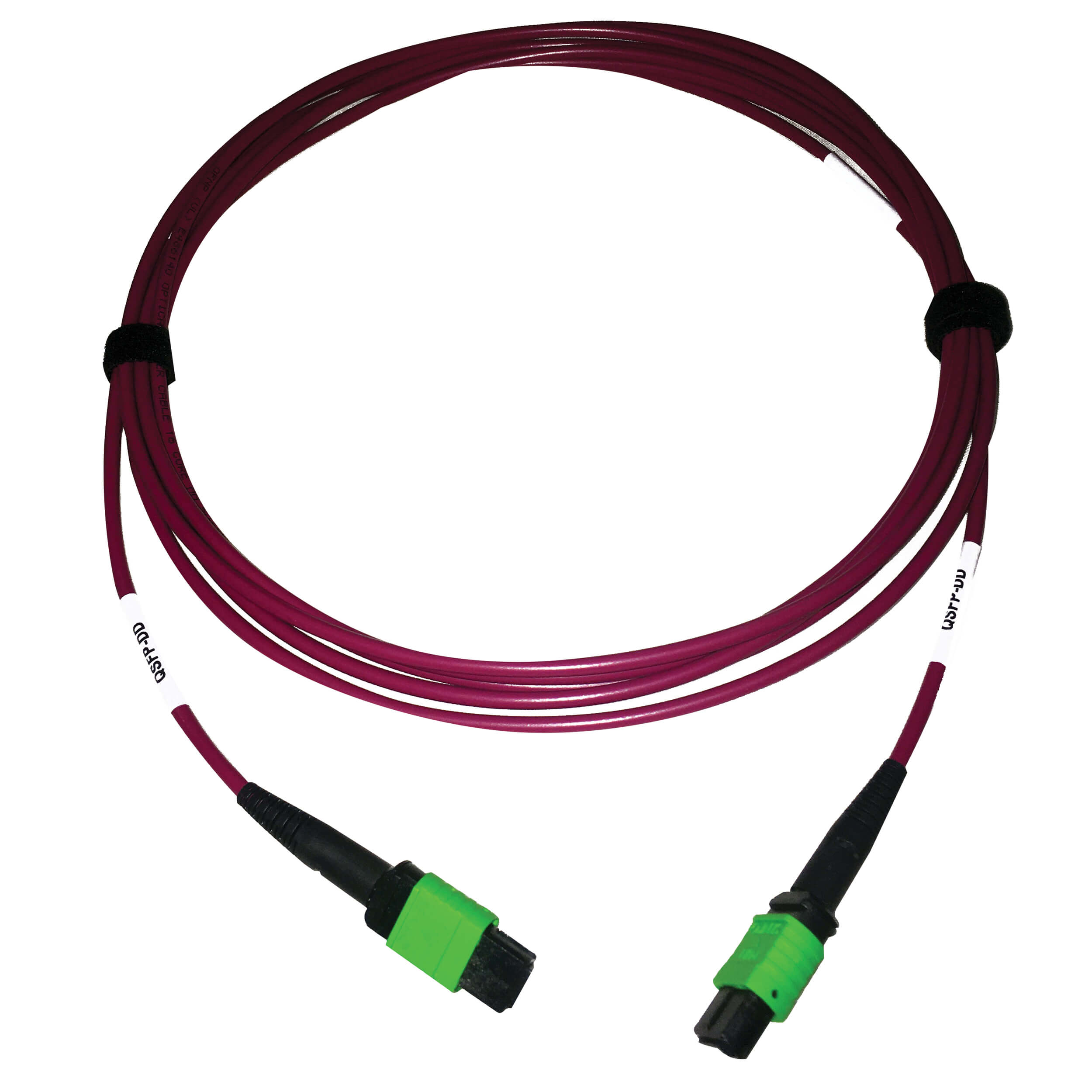 400G MTP/MPO Multimode OM4 Fiber Cable, Magenta, 3M | Eaton