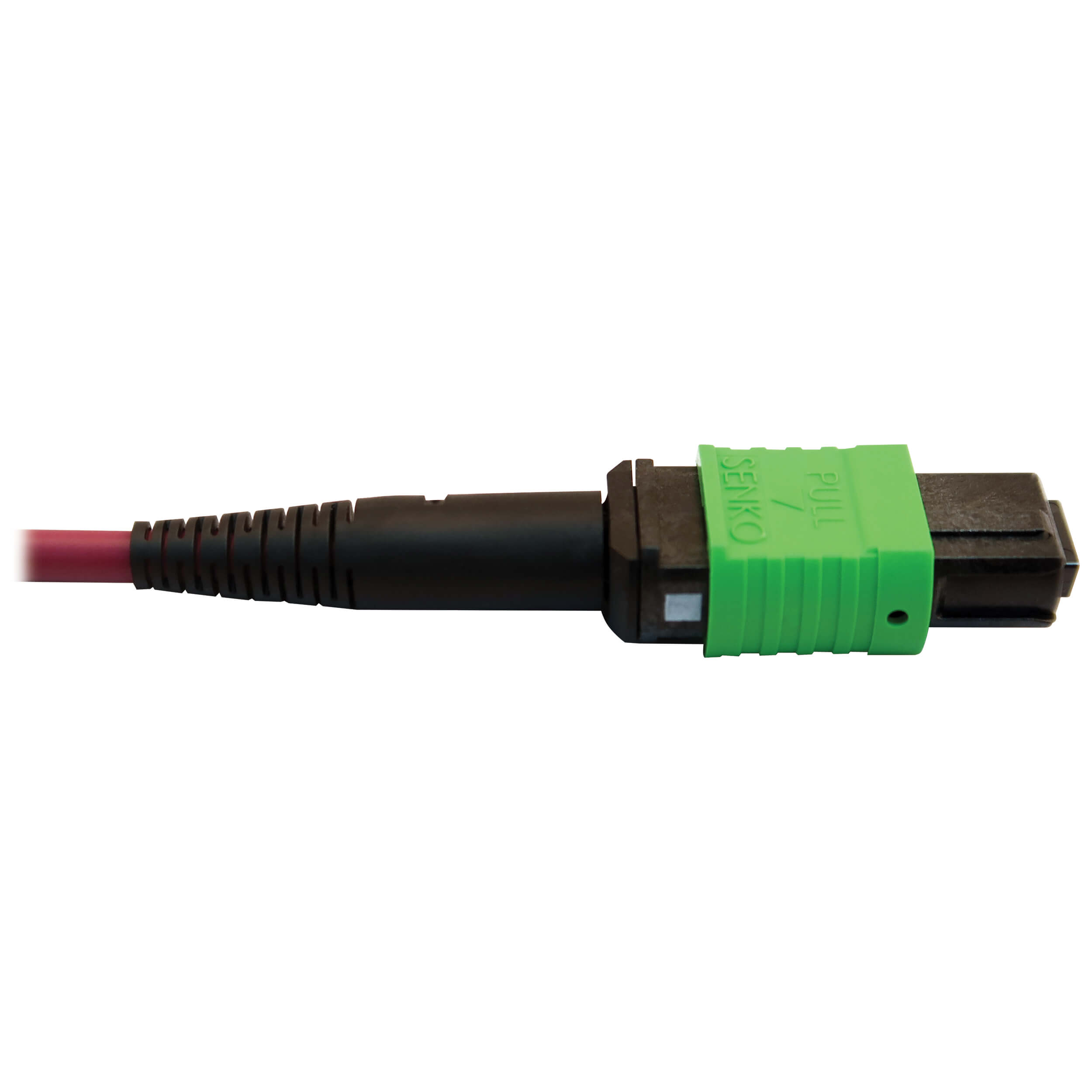 400G MTP/MPO Multimode OM4 Fiber Cable, 16F To 12F Magenta, 5M | Eaton