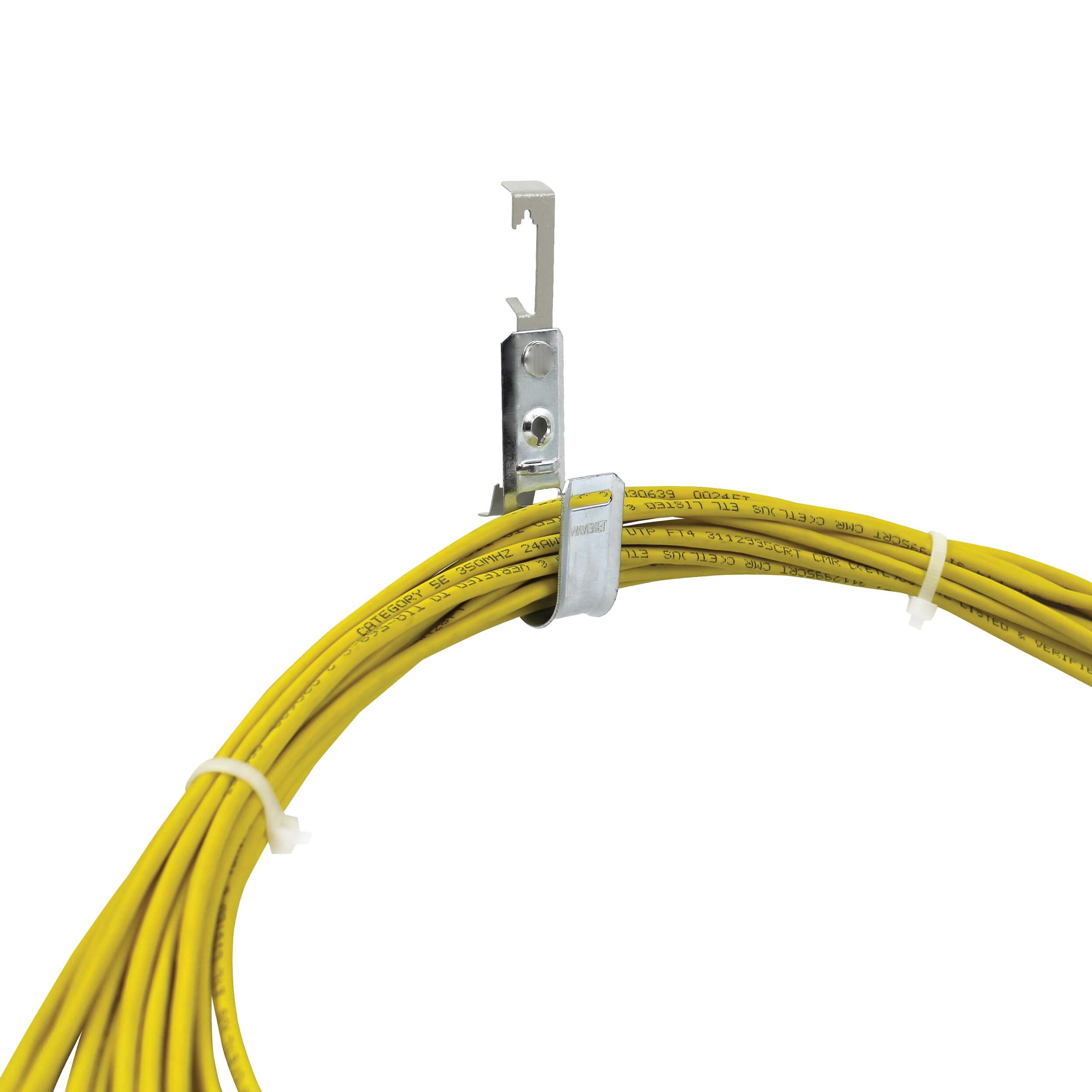 JHook Cable Support, 3/4”, Batwing, Galvanized Steel, 25 Pk Eaton