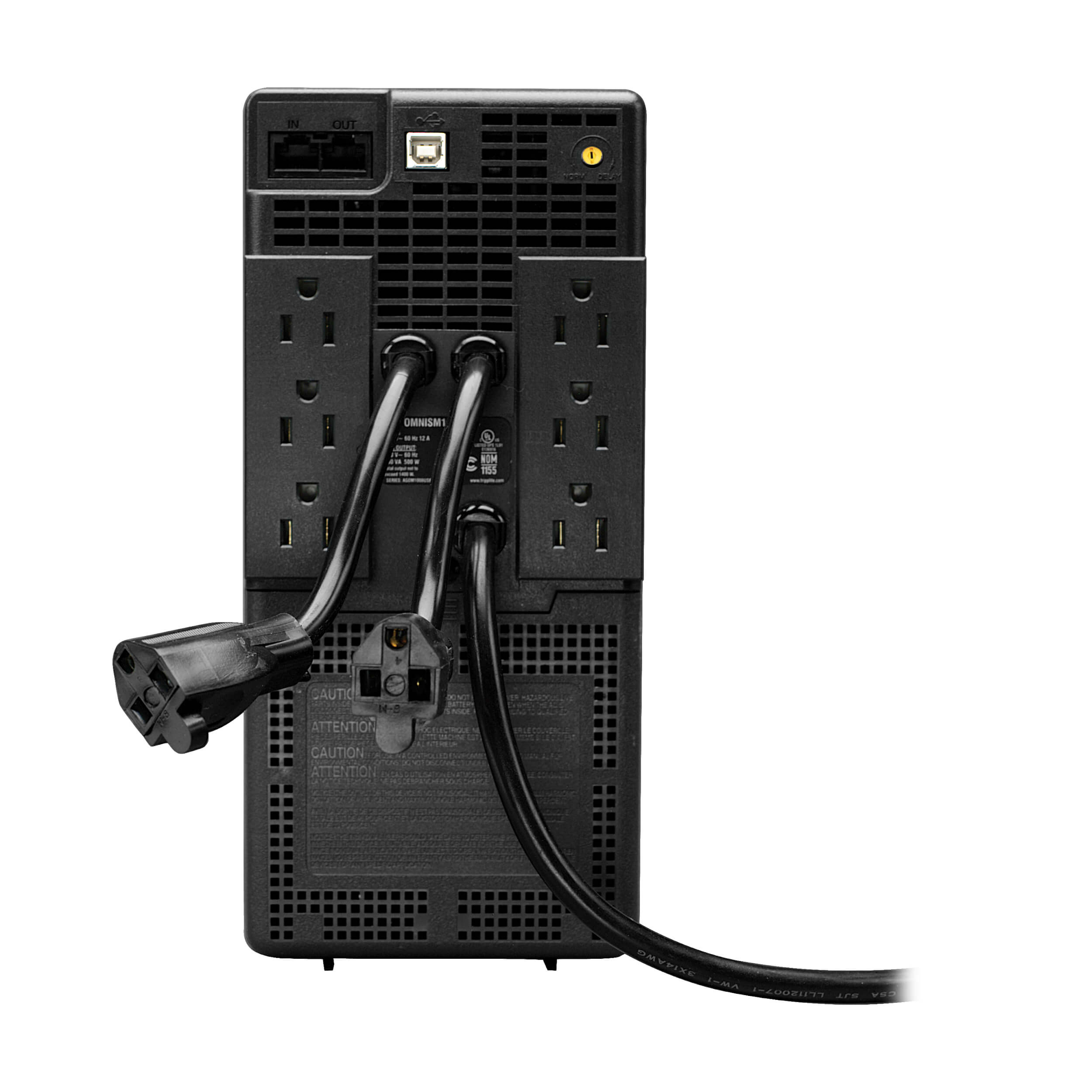 Line Interactive UPS, 1000VA 500W, 6 Outlet, 120V, Tower Eaton