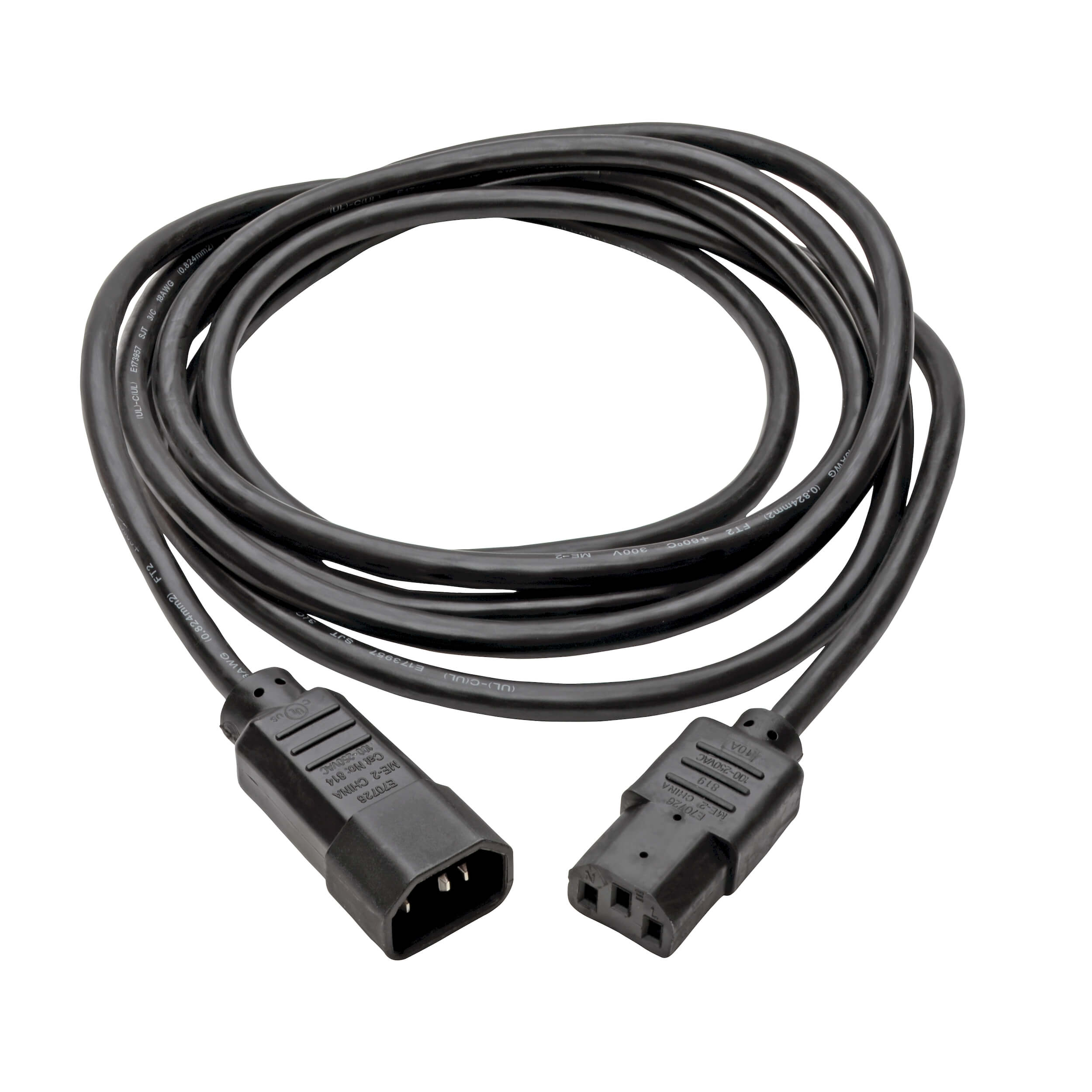 C14 To C13 Computer Power Cord 15 Ft Black Eaton 7888