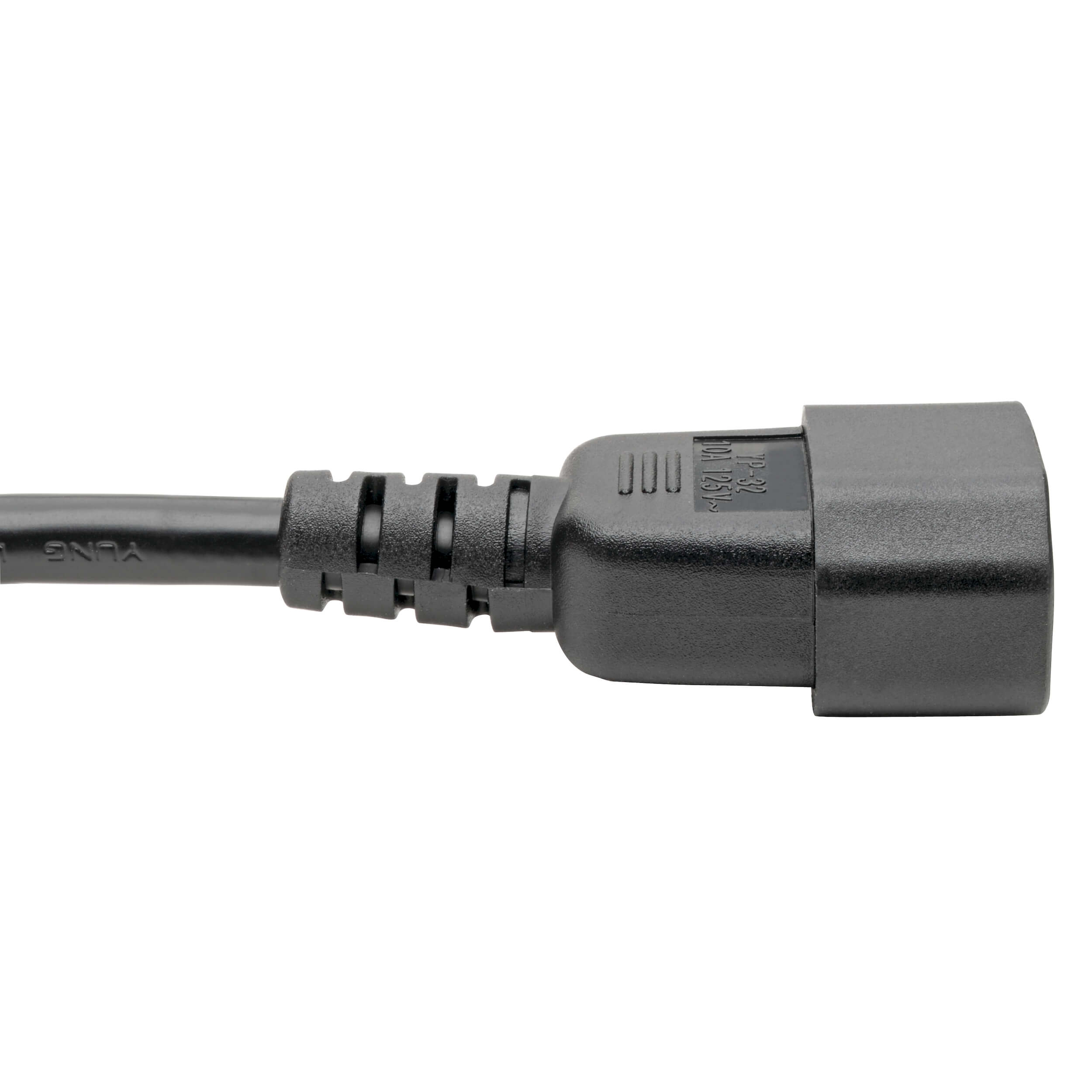 C14 to 4x C13 Splitter Computer Power Cord, 18 in. Eaton