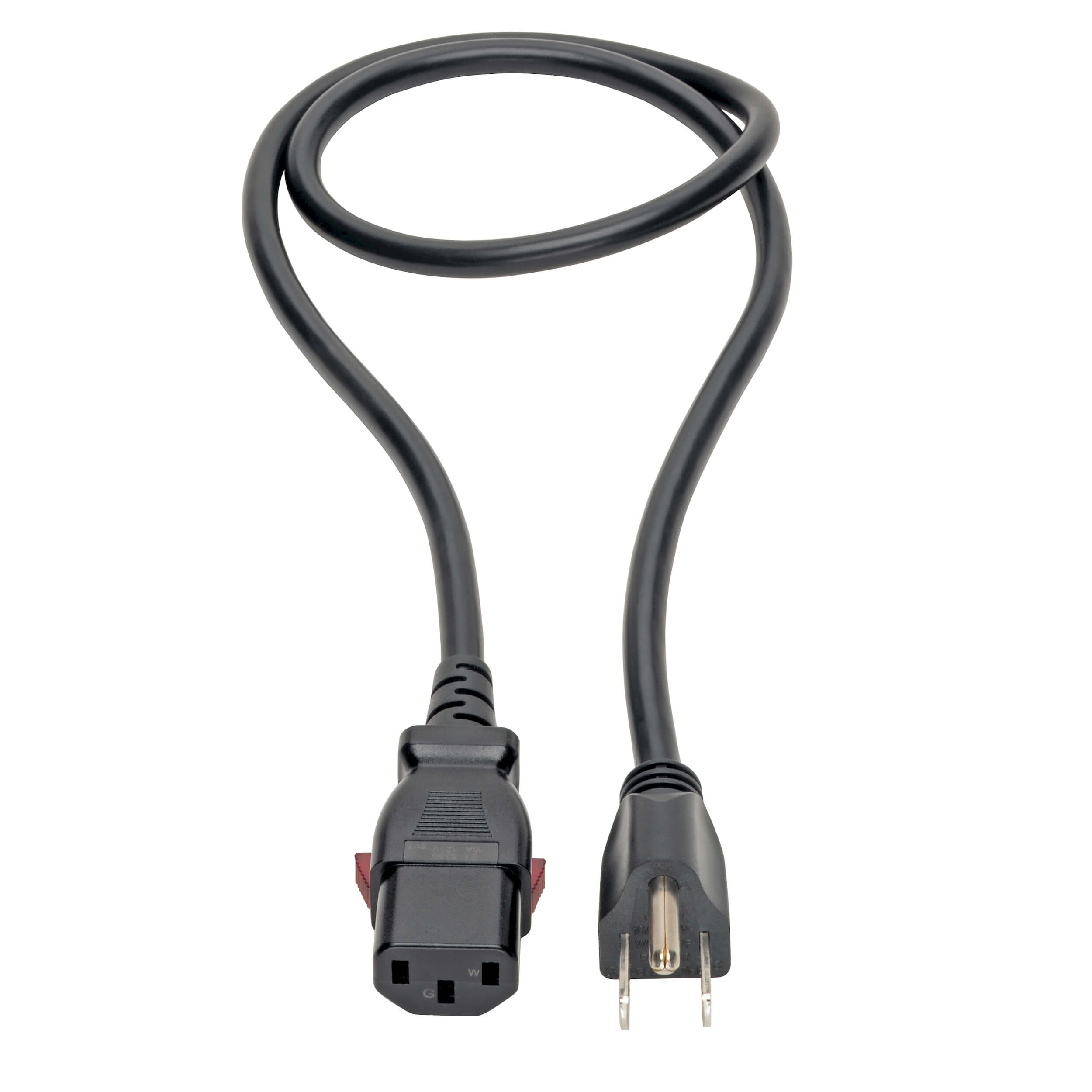 NEMA 5-15P to Locking C13 Computer Power Cord- 3 ft | Eaton