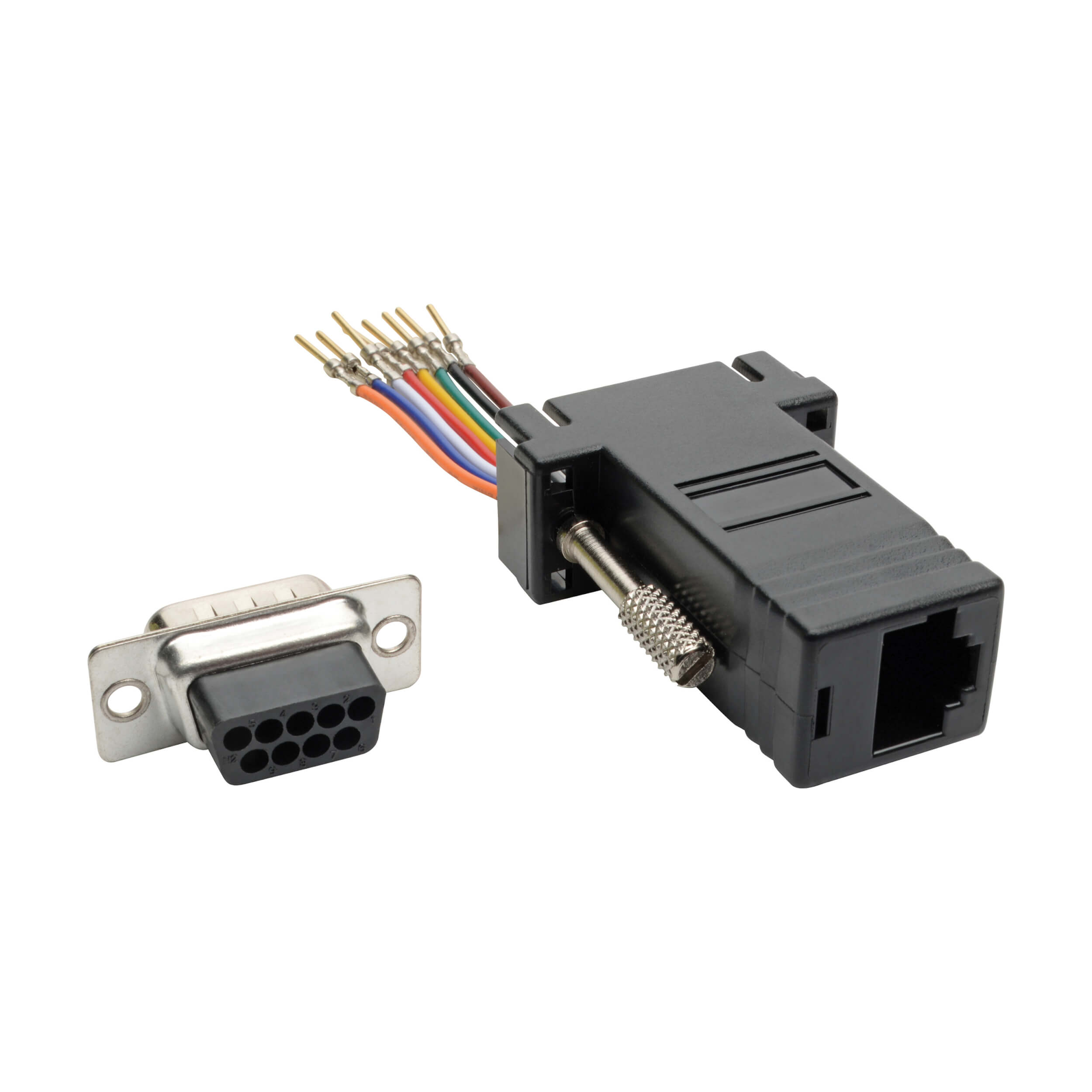 DB9 to RJ45 Modular Serial Adapter, RS-232, RS-422, RS-485 | Eaton