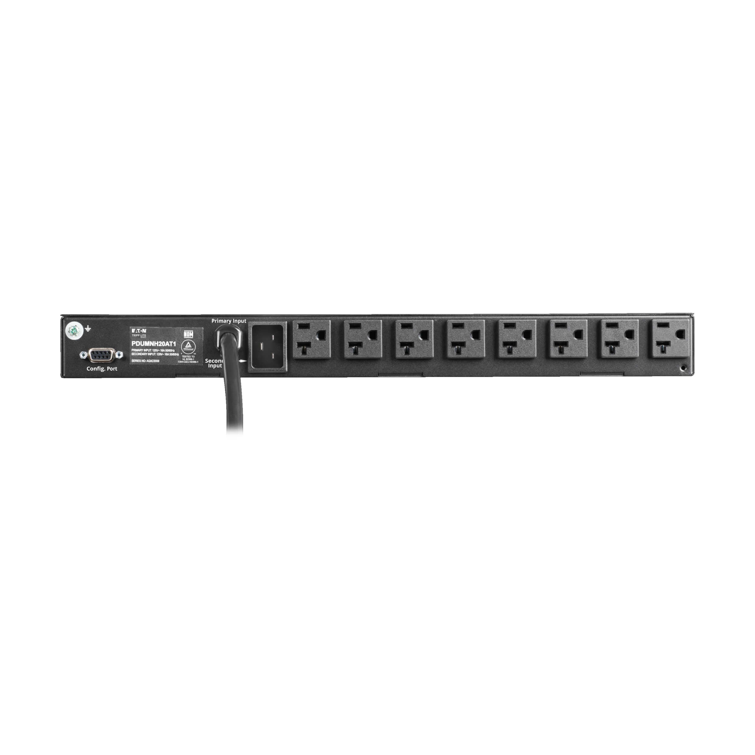 Single-Phase Monitored ATS PDU 120V, 16 5-15/20R Outlets, TAA | Eaton