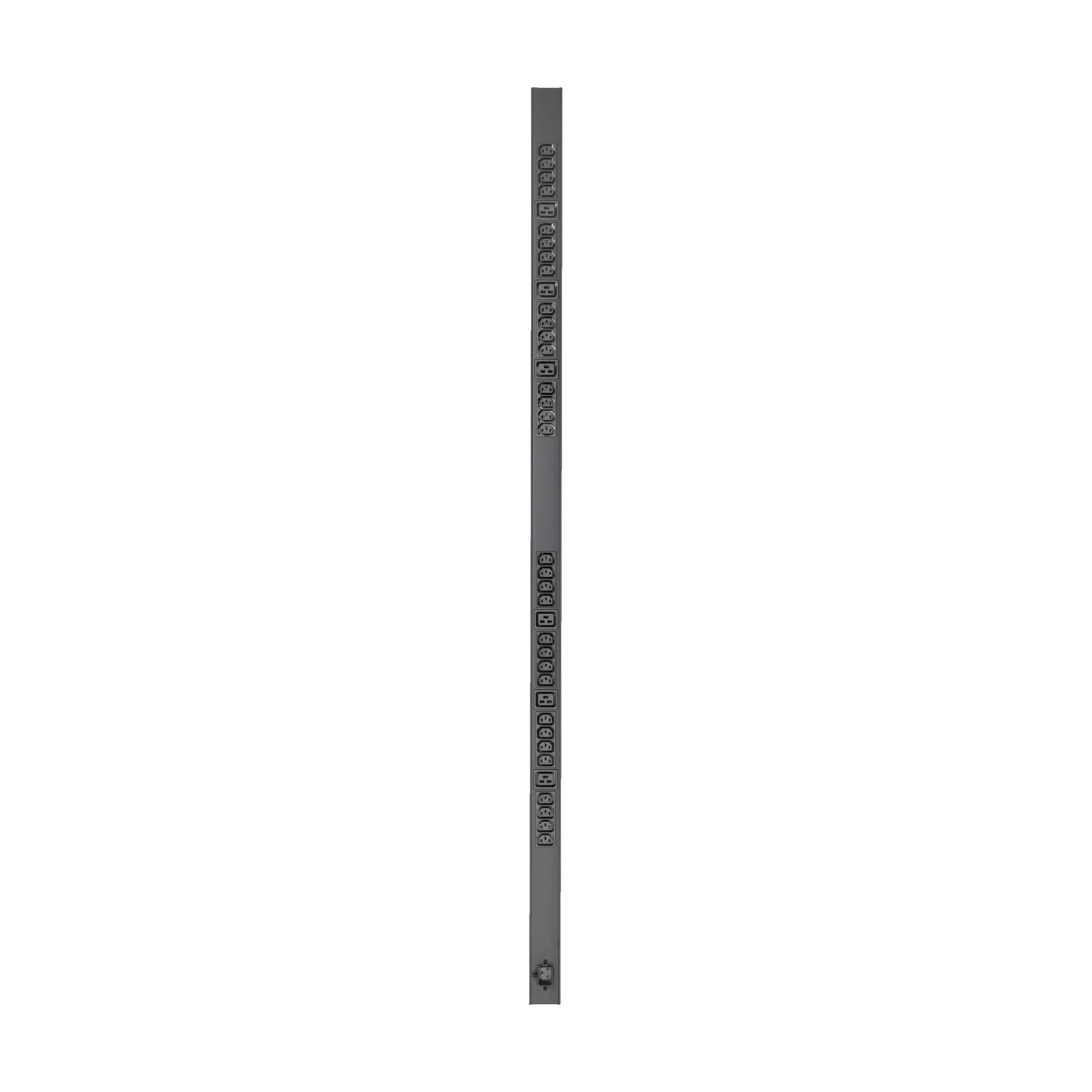 Basic Single-Phase PDU, 3.3/3.8kW, 208/240V, 32x C13, 6x C19, L6-20P ...