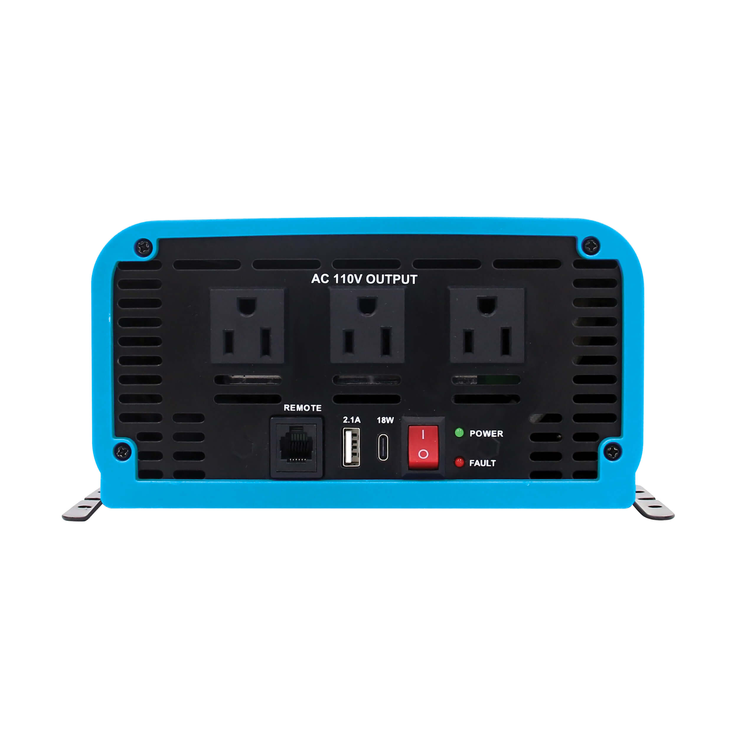 1500W Compact Power Inverter, 3x AC, USB-A, USB-C, Remote | Eaton