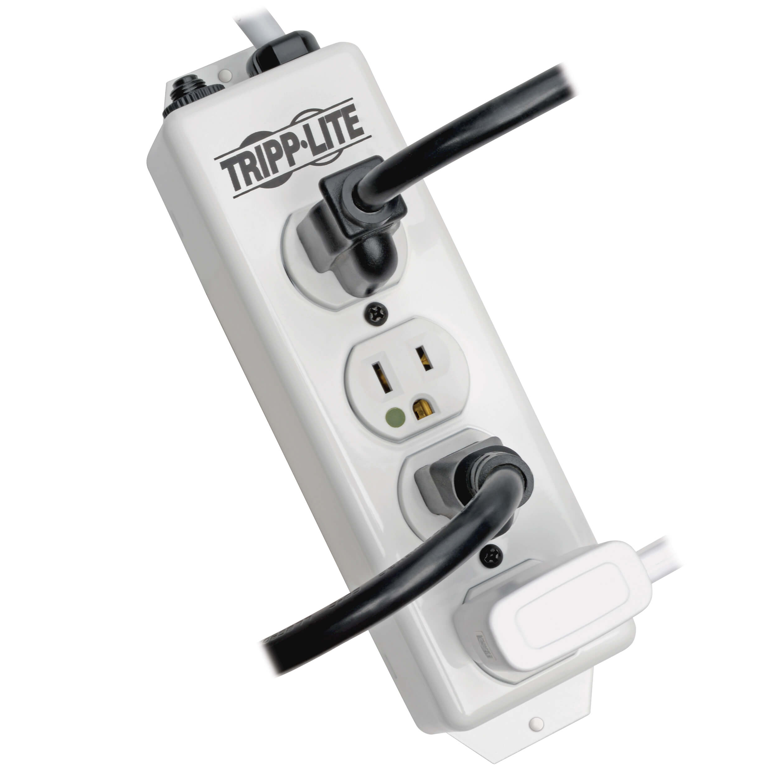 Hospital-Grade Power Strip, UL 1363, 4x Green Dot Outlets ...