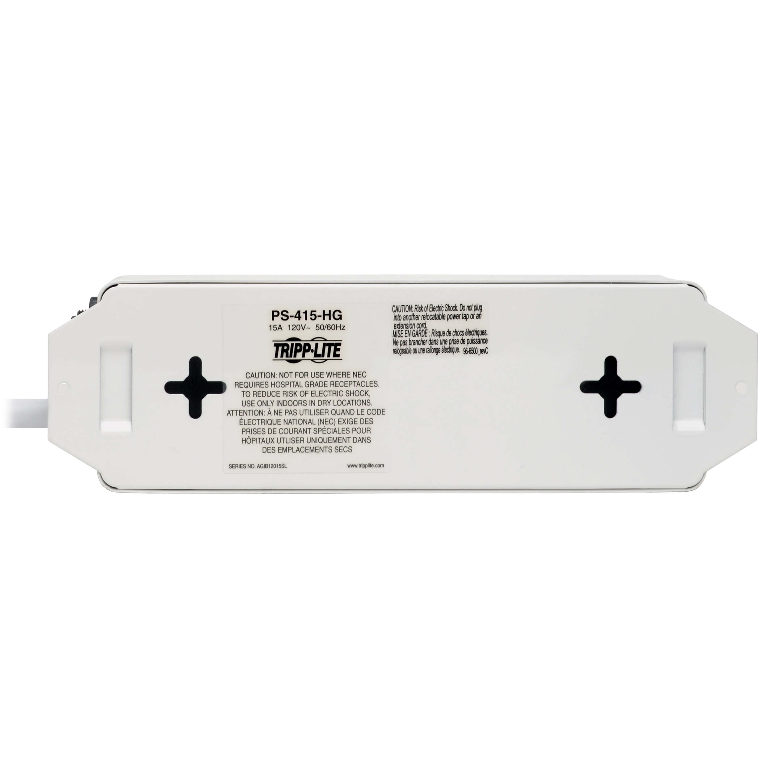 HospitalGrade Power Strip, UL 1363, 4x Green Dot Outlets