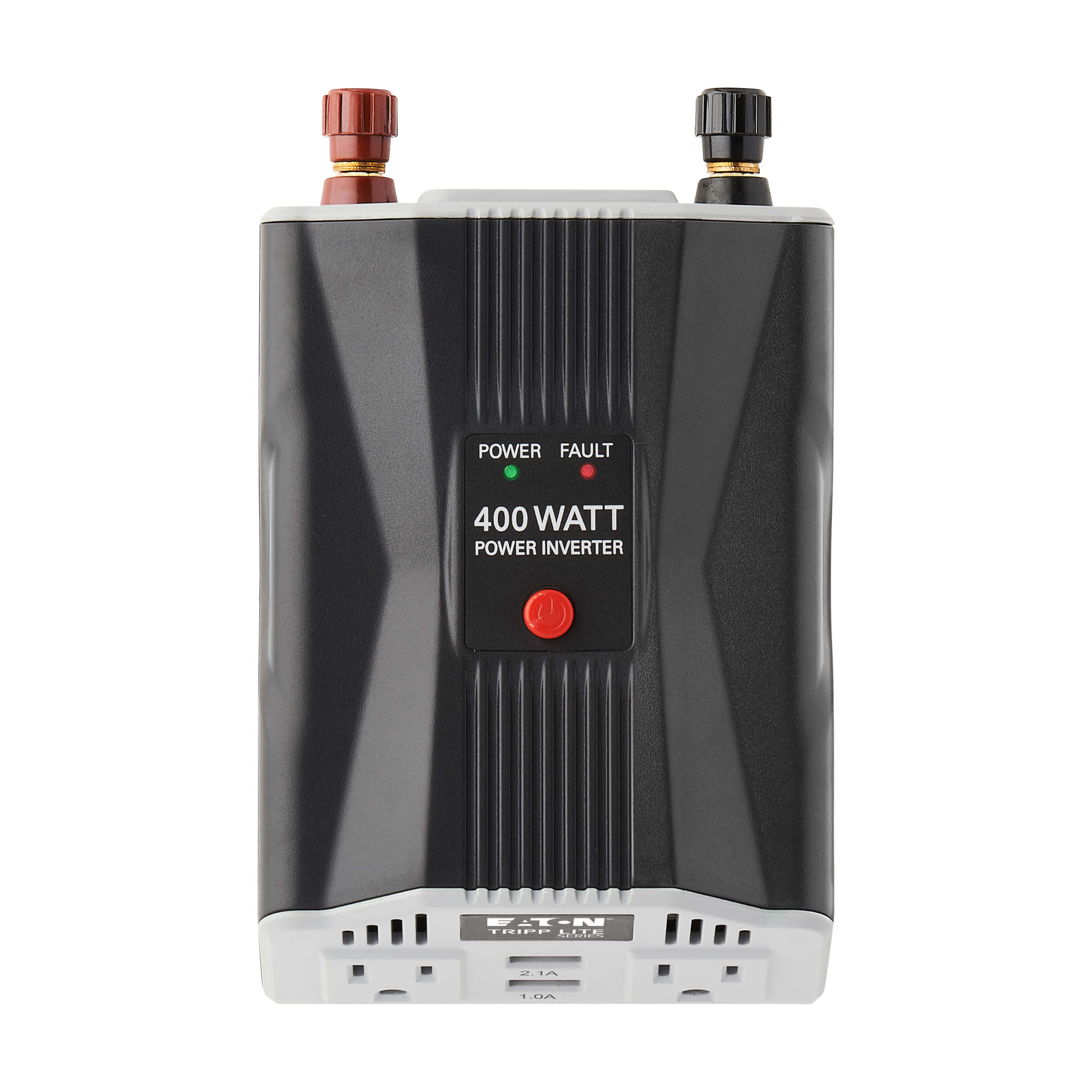 400W Ultra-Compact Car Inverter with 2x AC, 2x USB, 3.1A/Battery Cables ...