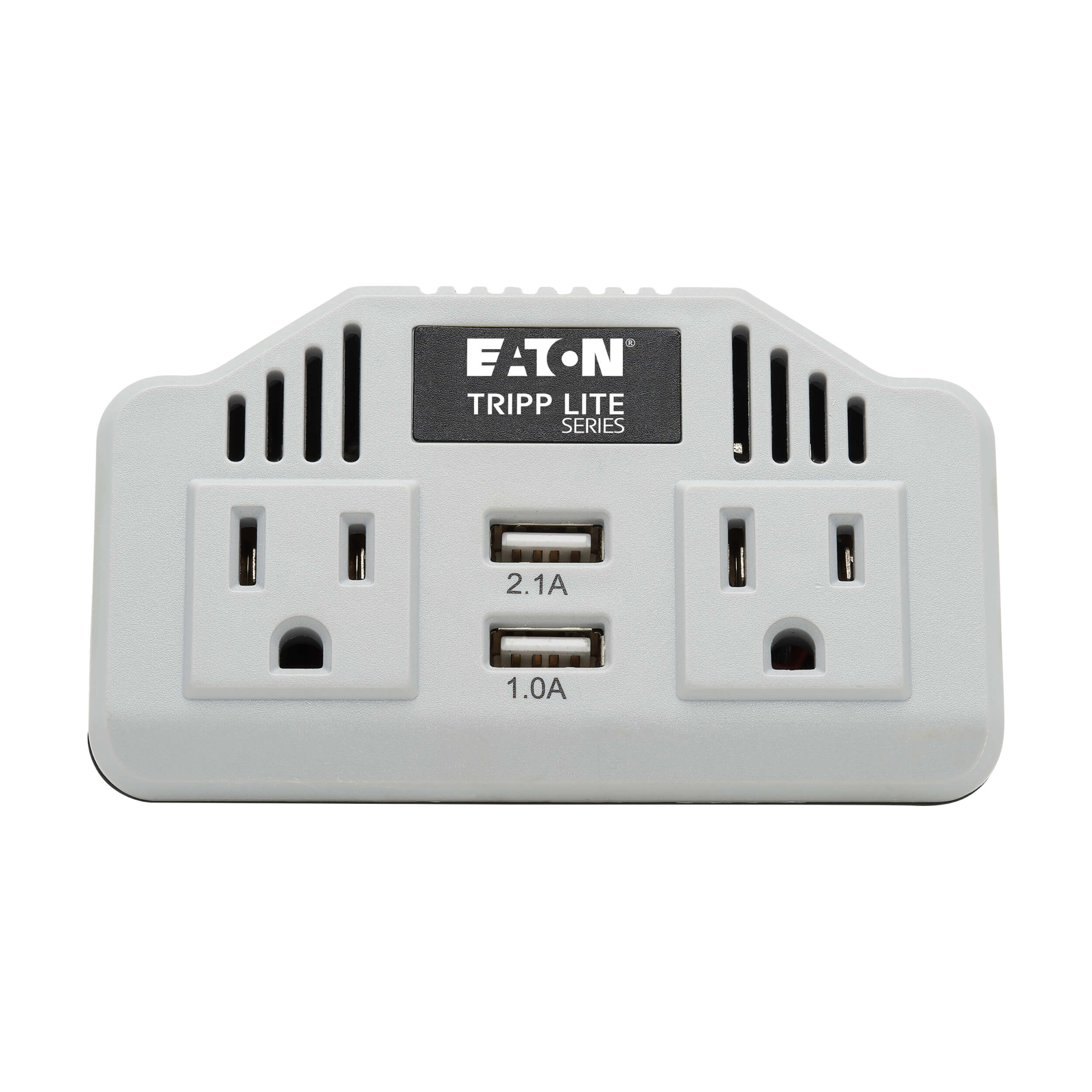 400W Ultra-Compact Car Inverter with 2x AC, 2x USB, 3.1A/Battery Cables ...