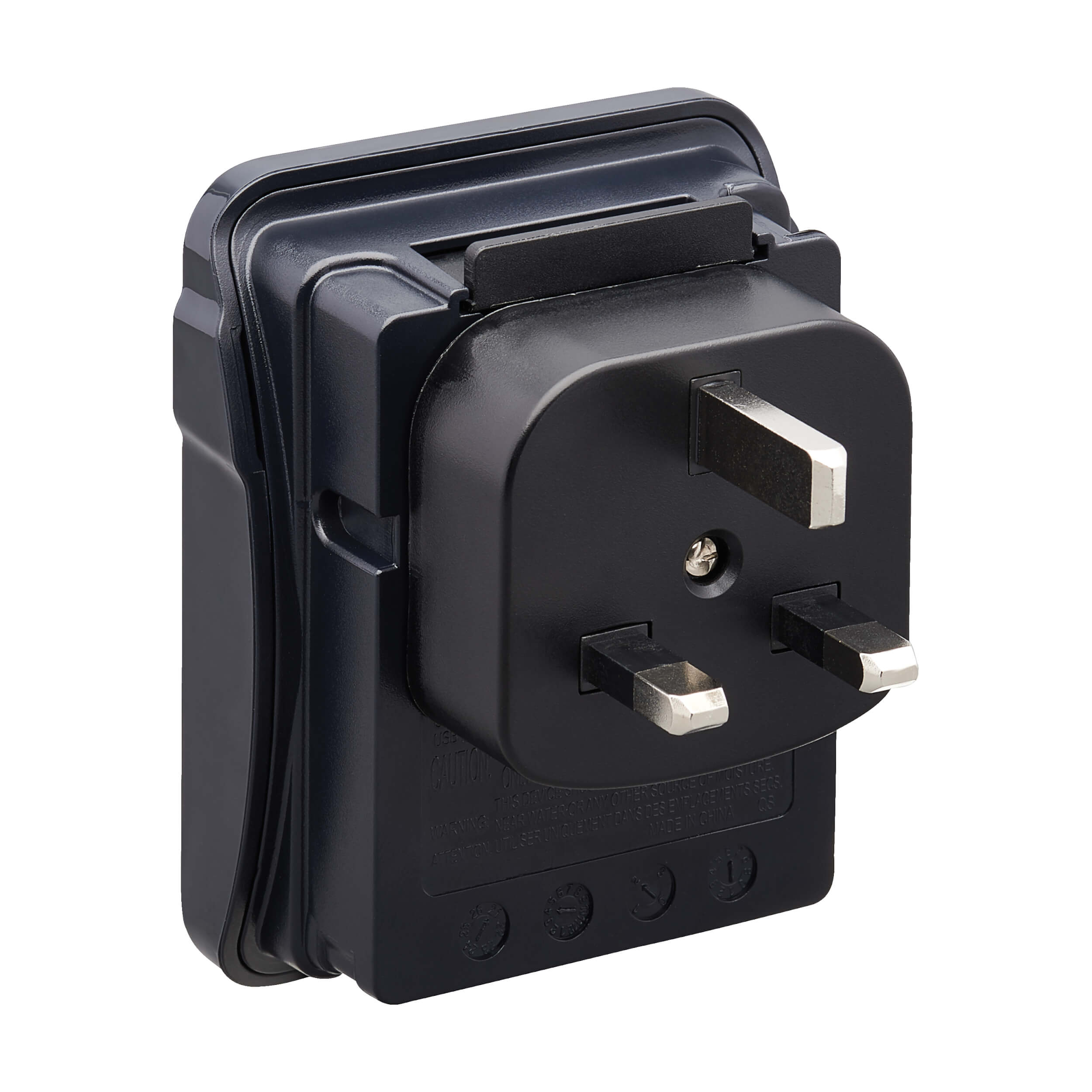 Surge Protector, 2 Outlet, Direct Plug-in, 2 USB, Antimicrobial | Eaton