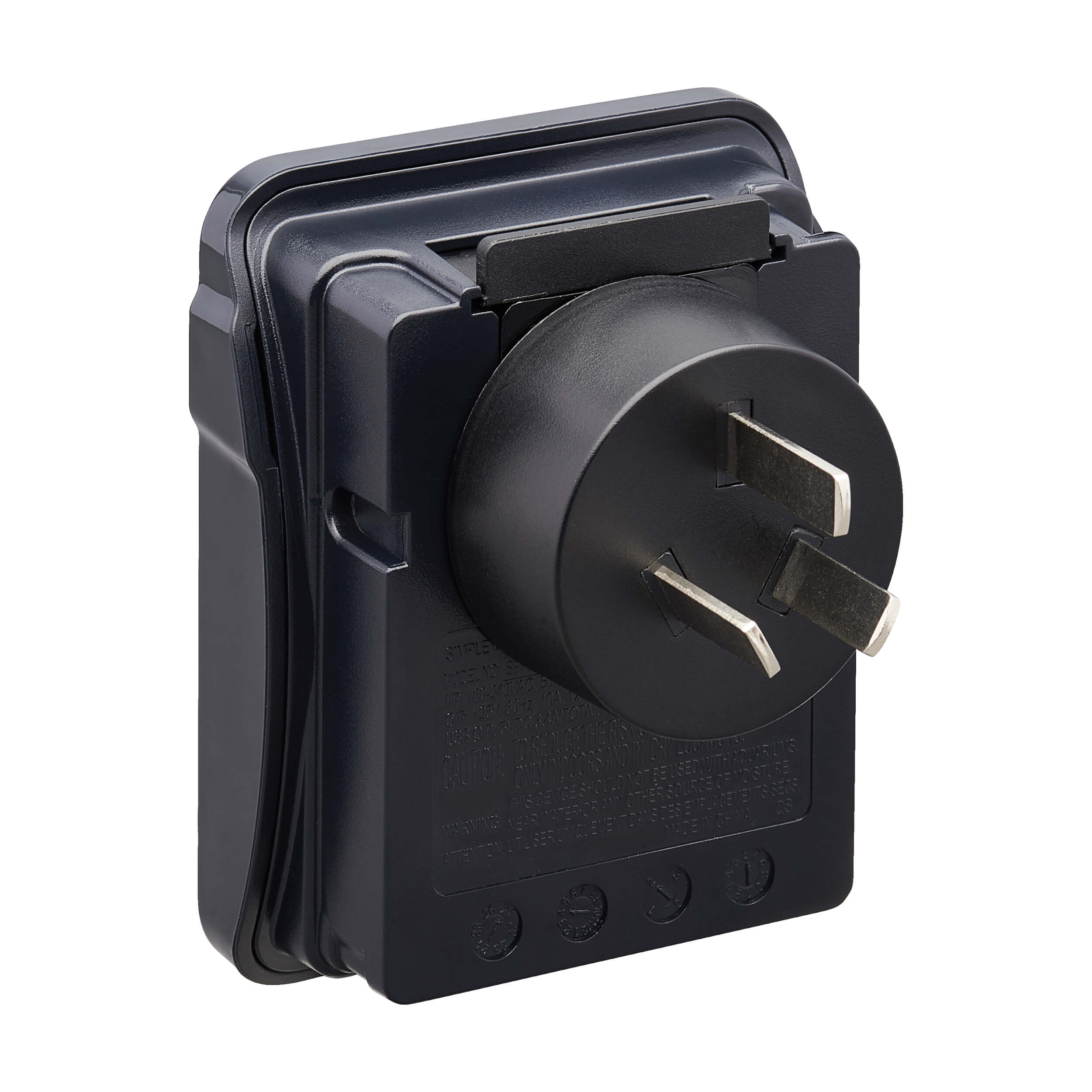 Surge Protector, 2 Outlet, Direct Plug-in, 2 USB, Antimicrobial | Eaton