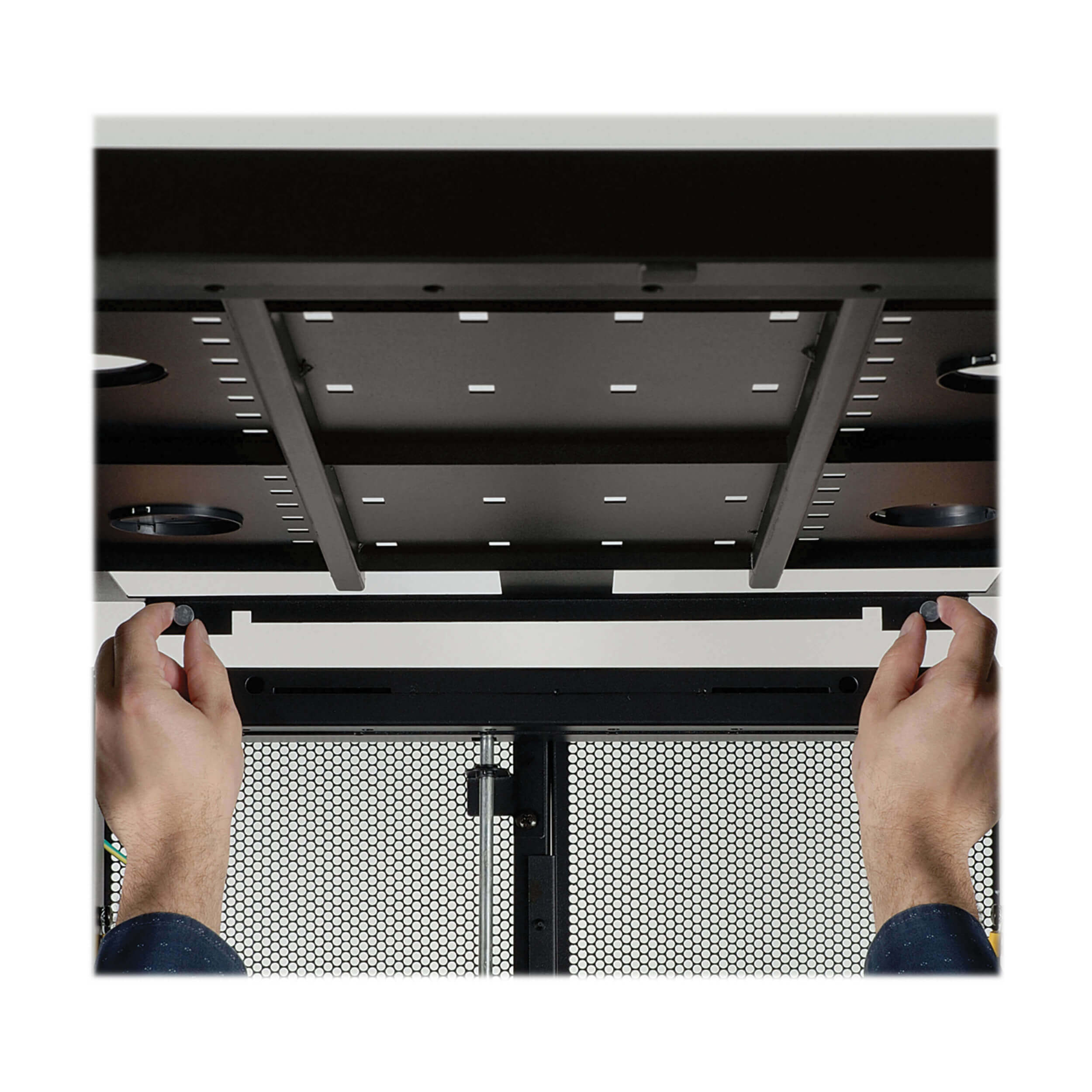 42U Server Rack Locking Front/Rear Doors, Excellent Airflow