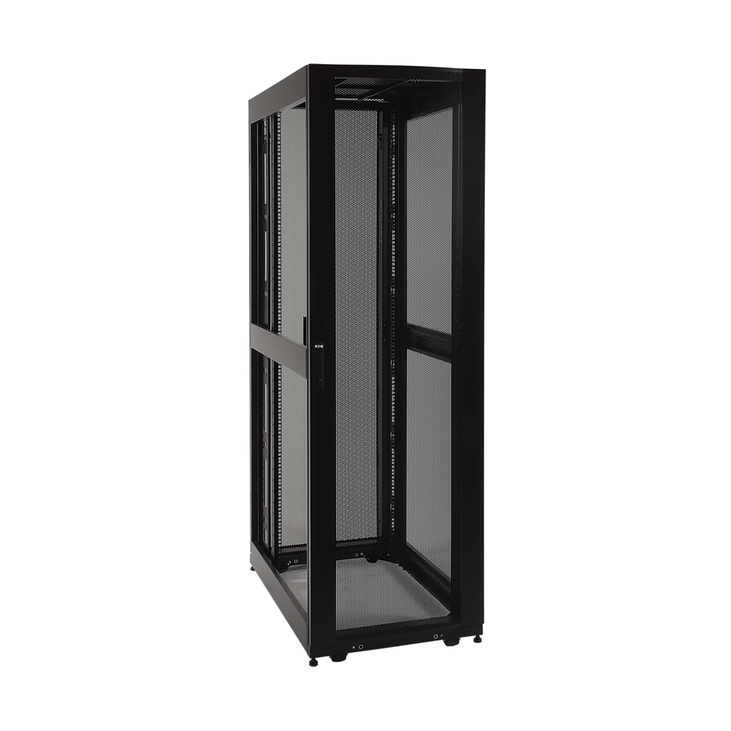 Shallow-Depth Server Rack Cabinet, 10-32 Mounting Holes, 42U | Eaton