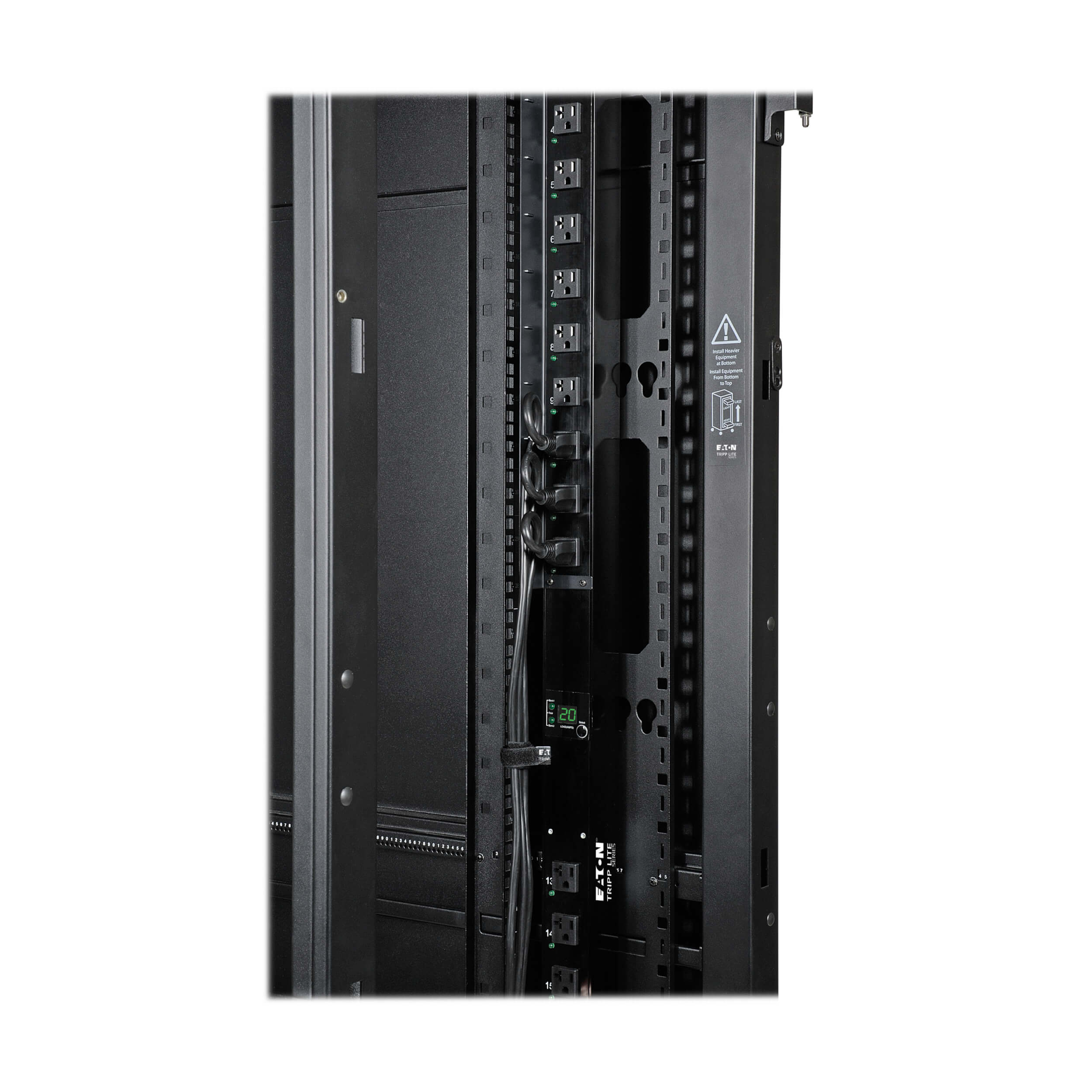 Wide Standard-Depth Server Rack Enclosure 45U | Eaton