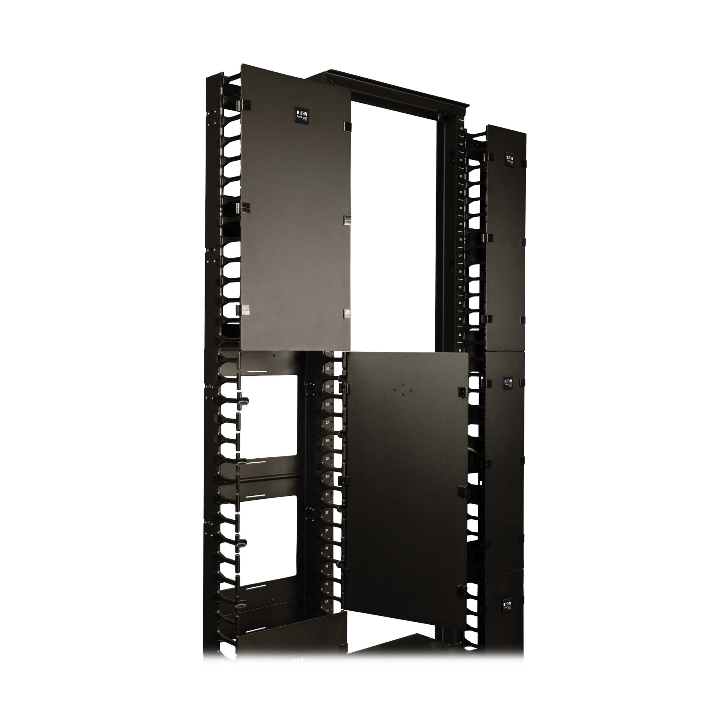 Server Rack Cable Manager, Vertical, 12-in. | Eaton