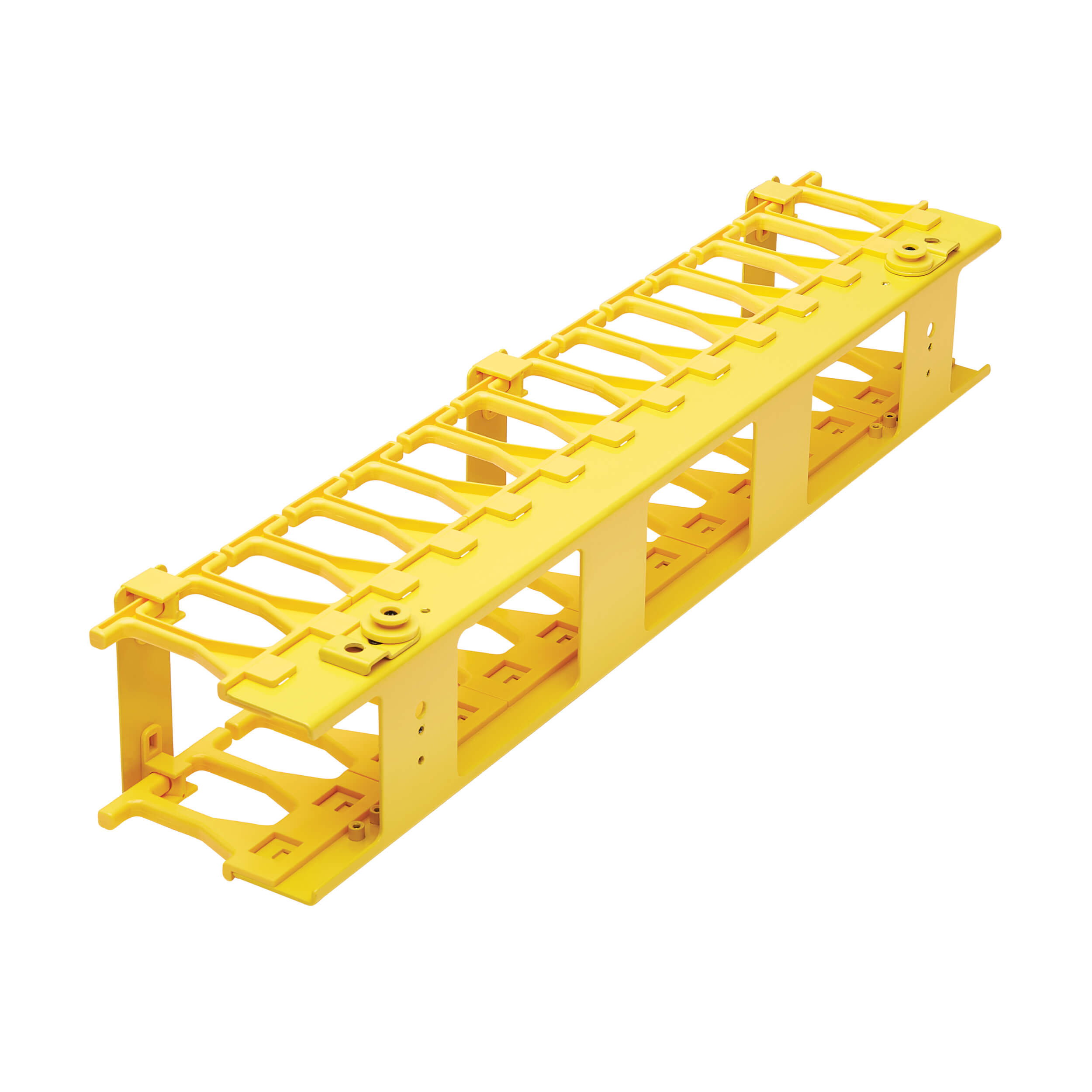 Vertical Server Rack Cable Manager, Extra Wide, Yellow, 6 ft. (1.8 m ...