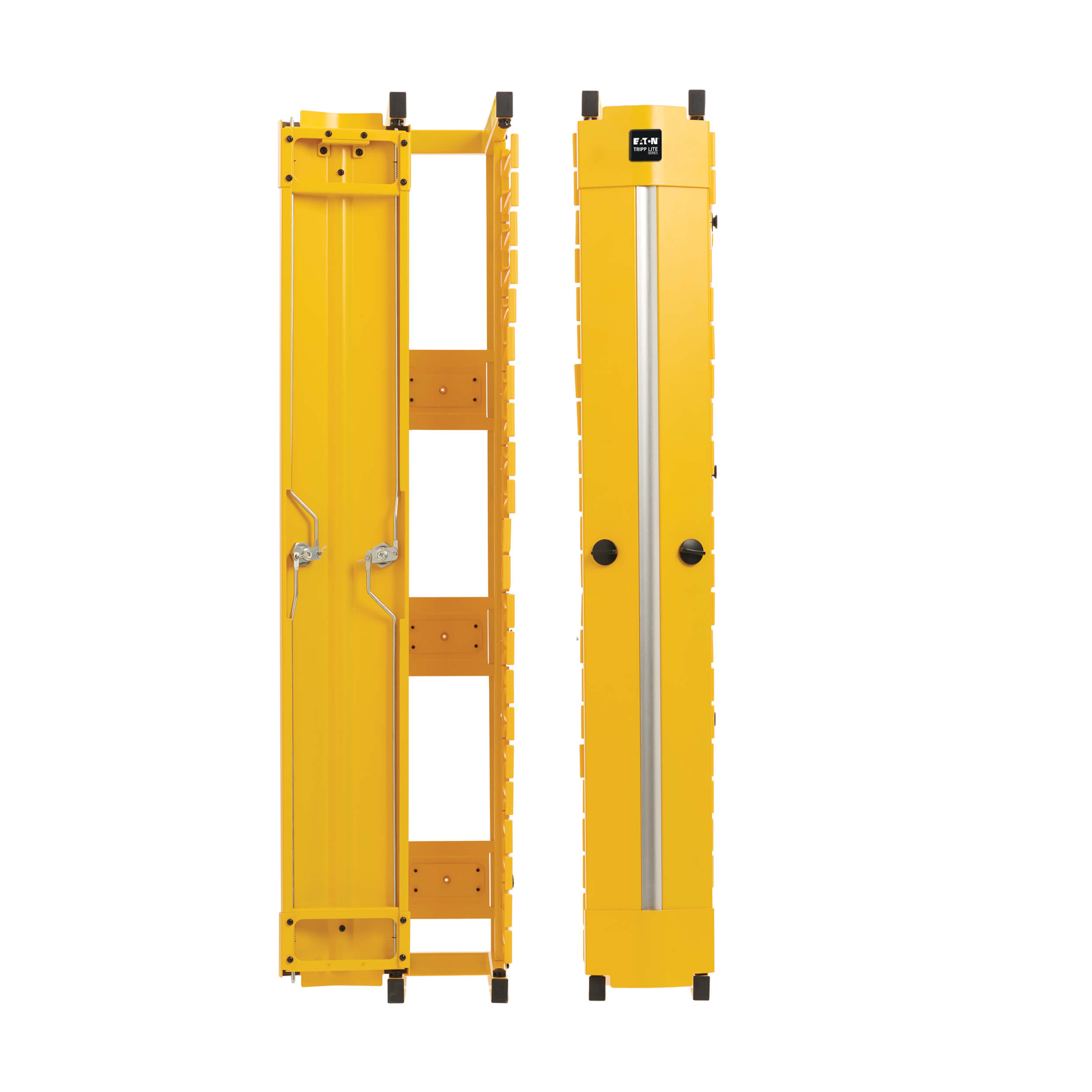 Wide Cable Rack Vertical Cable Manager, 2-Post, 4 Post Racks, 6-in Wide, Yellow | Eaton