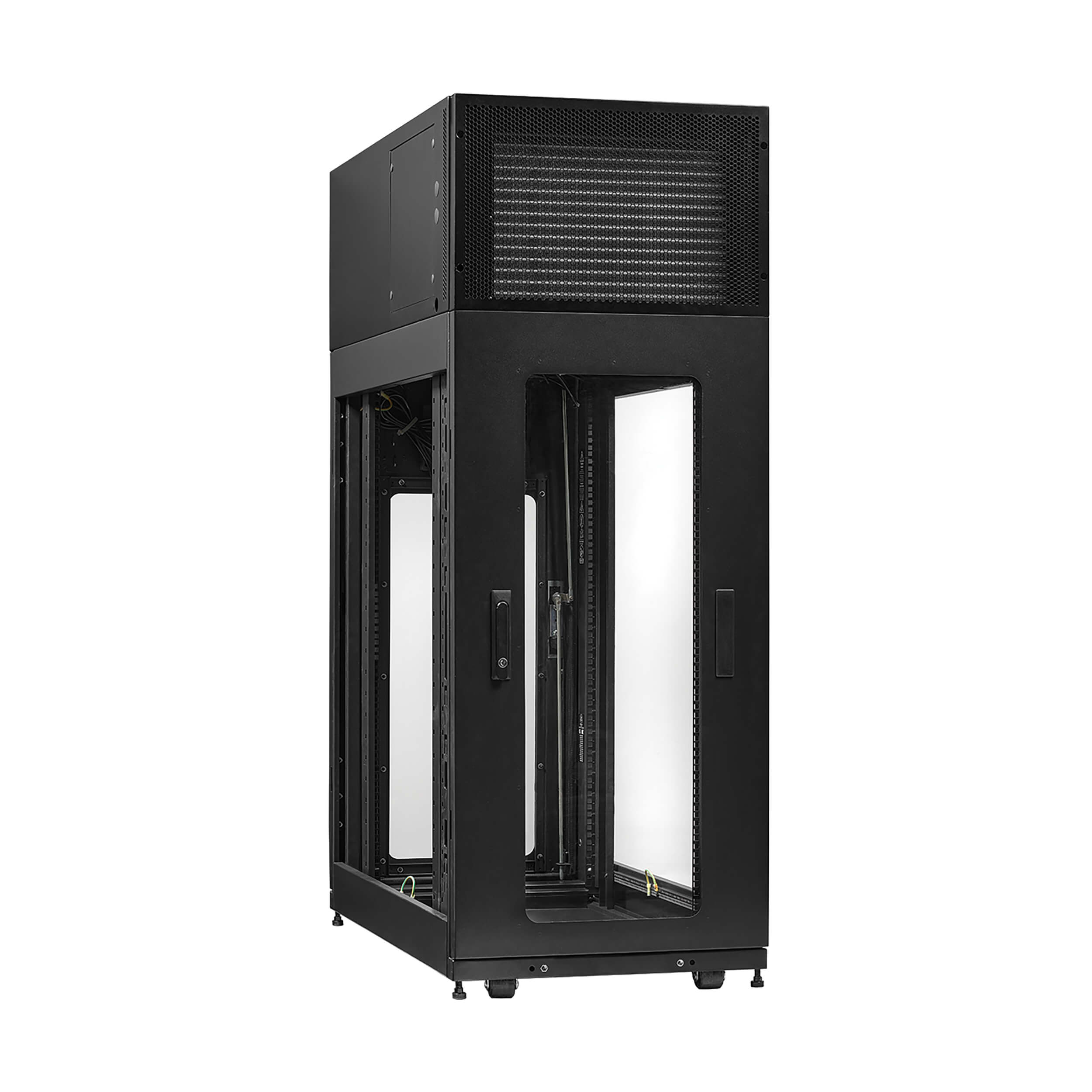 25U Server Rack with TopofRack cooling unit, 3.5kW, 12K BTU, AC Unit