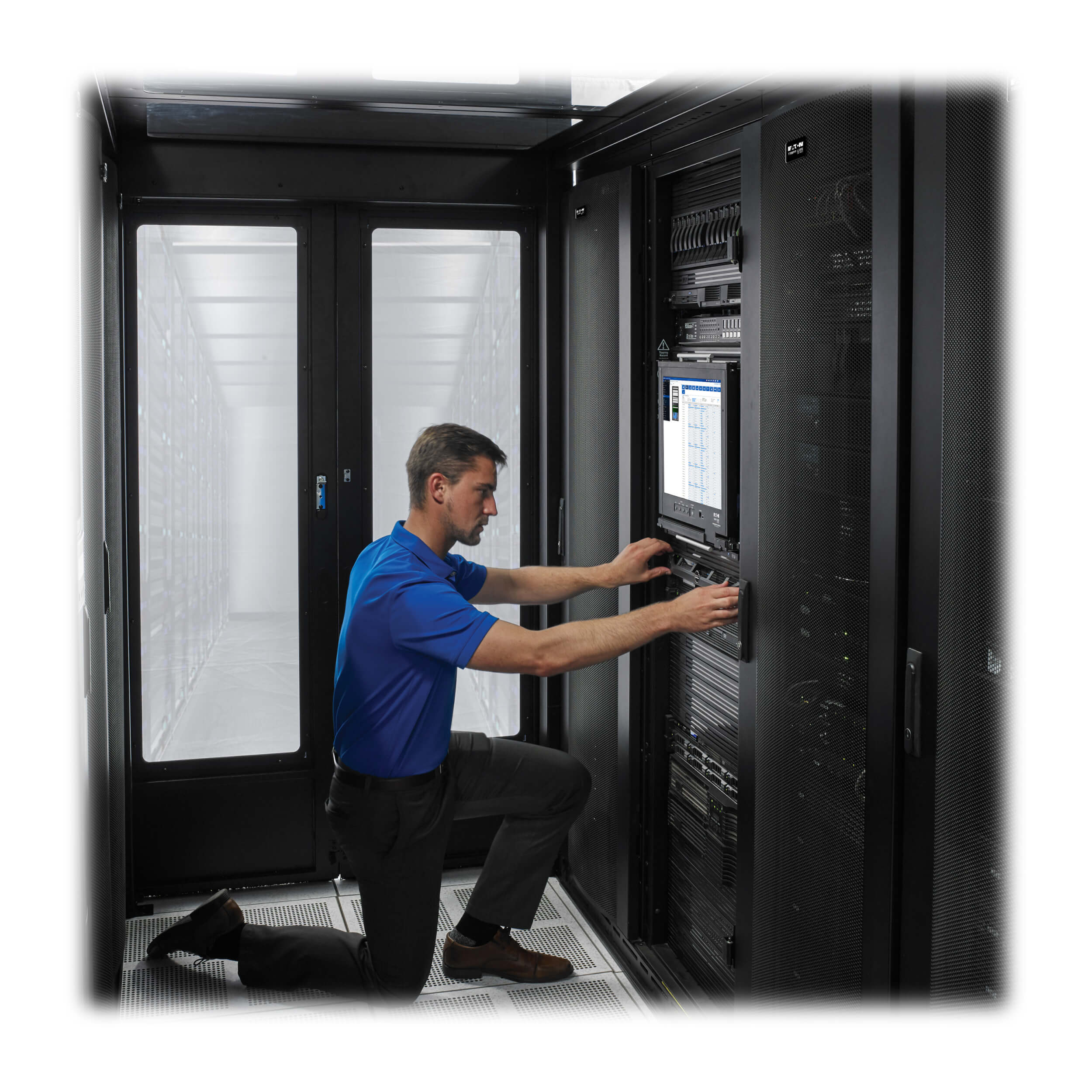 Riser Panel for Hot Cold Aisle Containment System, 600mm Racks | Eaton